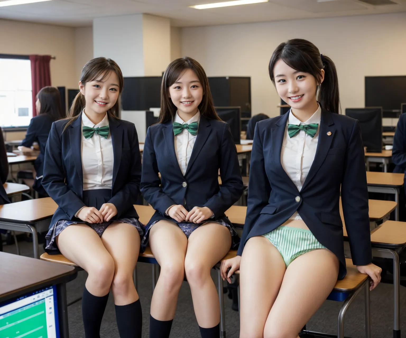 【「女子校生・JK×学制服」AIエロ画像（リアル・実写・フォト風）6248枚まとめ！(80ページ目)のエロ画像24枚目
