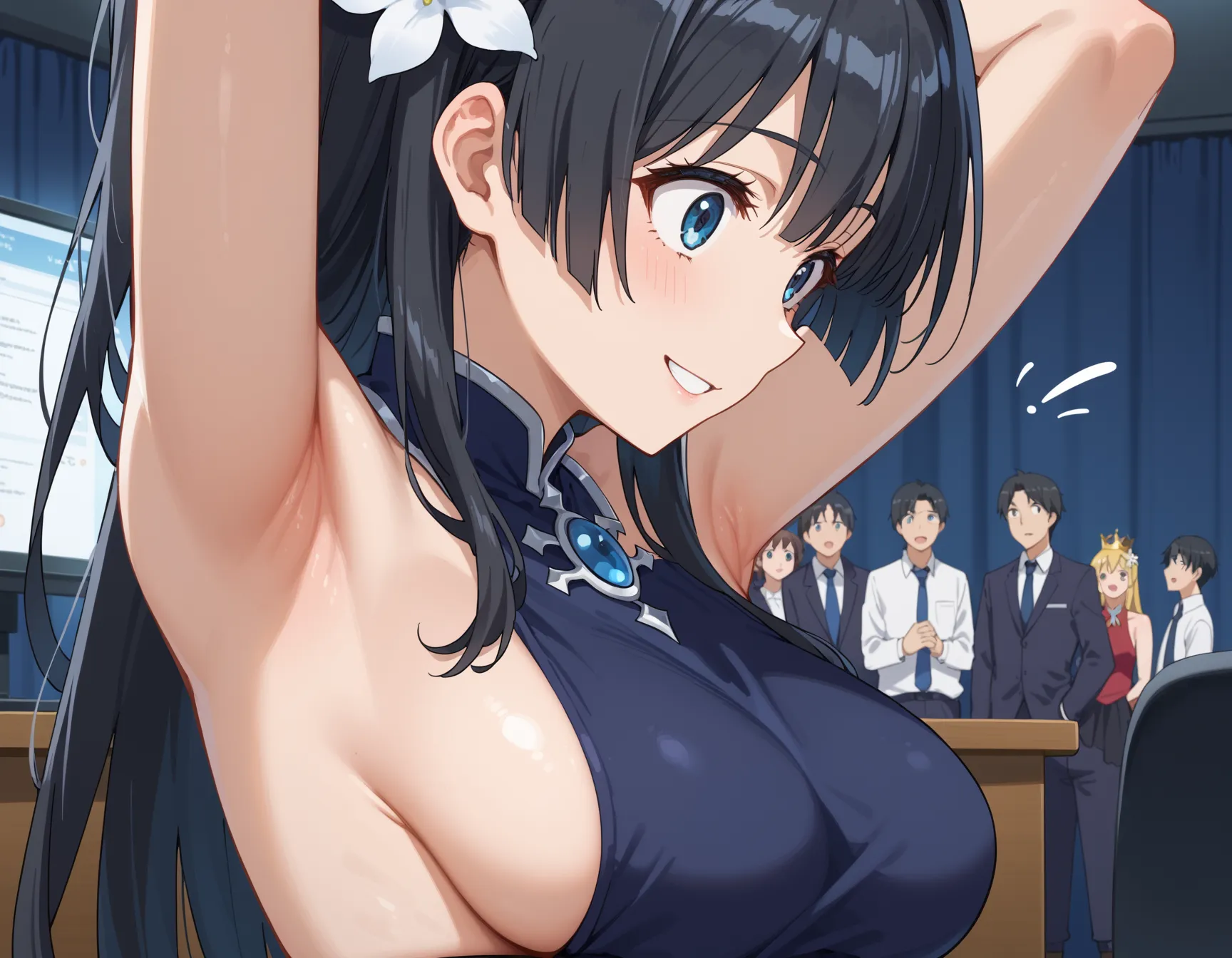 【「腋・脇」AIエロ画像（イラスト・アニメ・二次元風）4705枚まとめ！(60ページ目)のエロ画像17枚目
