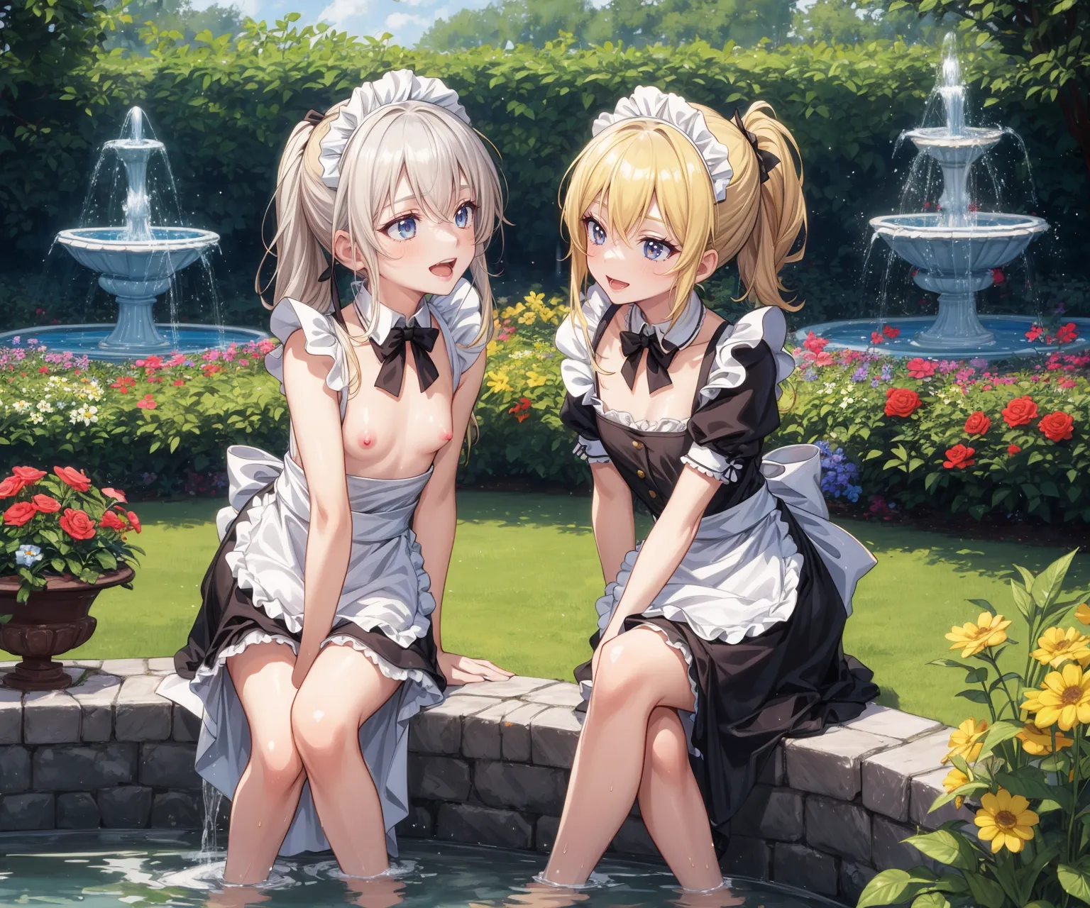 【「メイド」AIエロ画像（イラスト・アニメ・二次元風）516枚まとめ！(7ページ目)のエロ画像30枚目