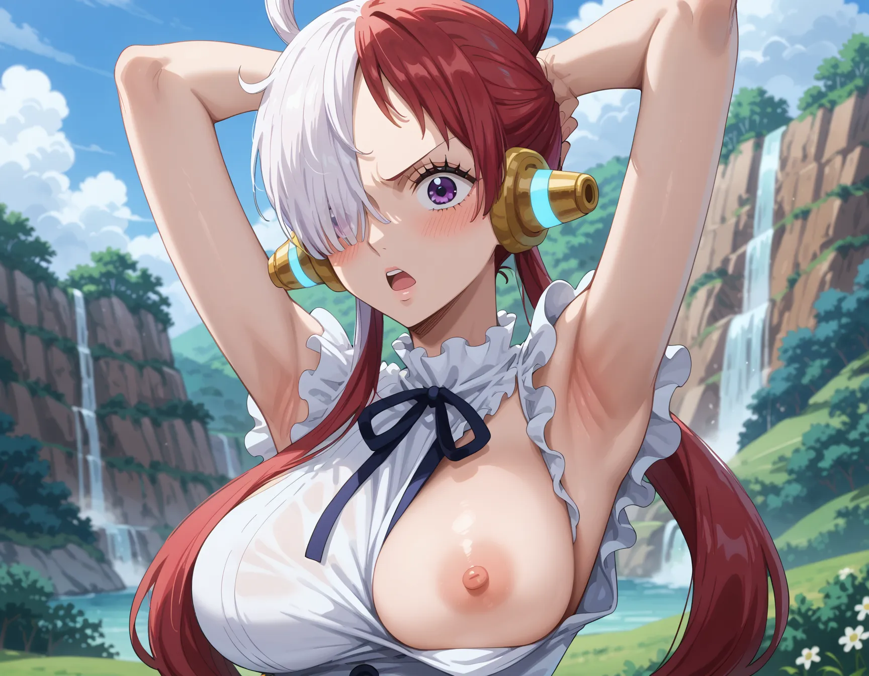 【「腋・脇」AIエロ画像（イラスト・アニメ・二次元風）4705枚まとめ！(60ページ目)のエロ画像15枚目