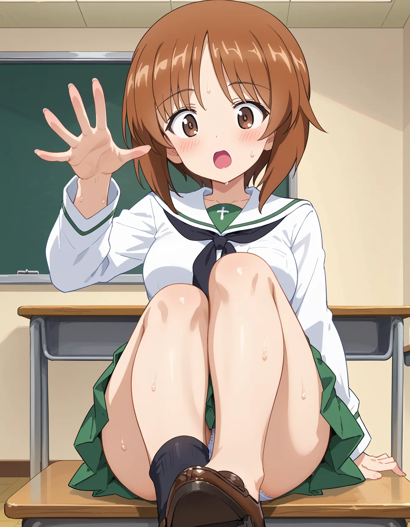 【「学制服」AIエロ画像（イラスト・アニメ・二次元風）4855枚まとめ！(60ページ目)のエロ画像11枚目