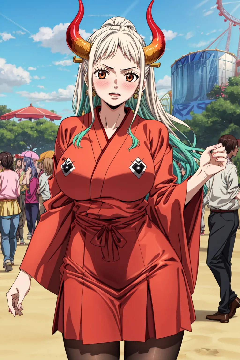 【「巨乳×パンスト」AIエロ画像（イラスト・アニメ・二次元風）575枚まとめ！(8ページ目)のエロ画像9枚目