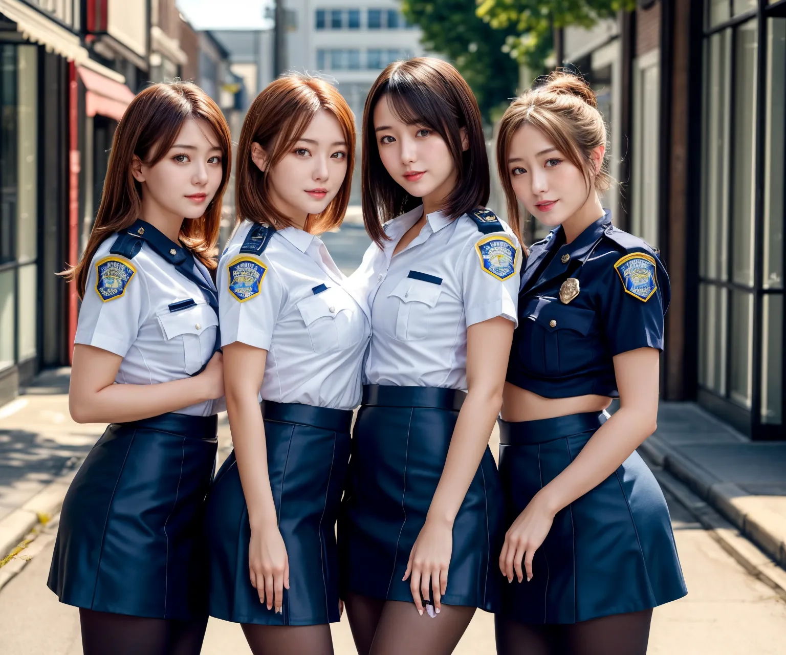 【「女警官」AIエロ画像（リアル・実写・フォト風）810枚まとめ！(10ページ目)のエロ画像24枚目