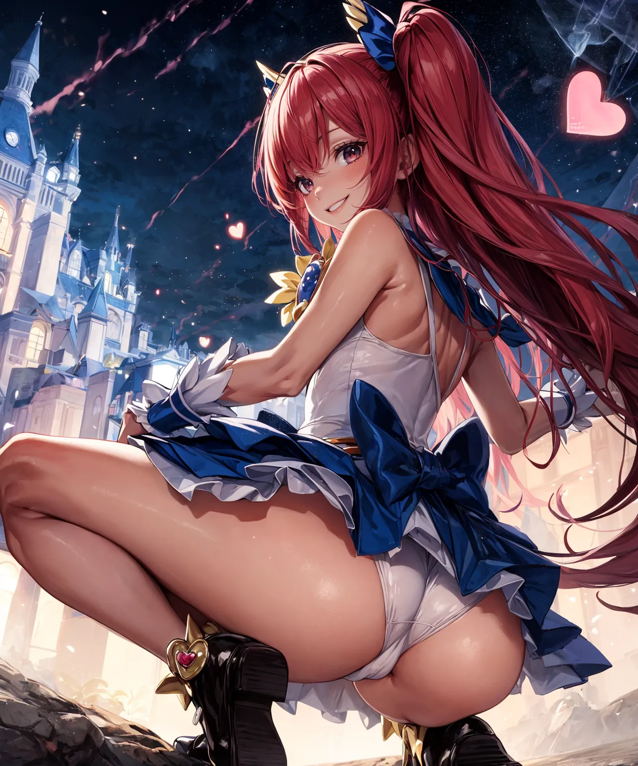 【「貧乳」AIエロ画像（イラスト・アニメ・二次元風）8390枚まとめ！(107ページ目)のエロ画像2枚目