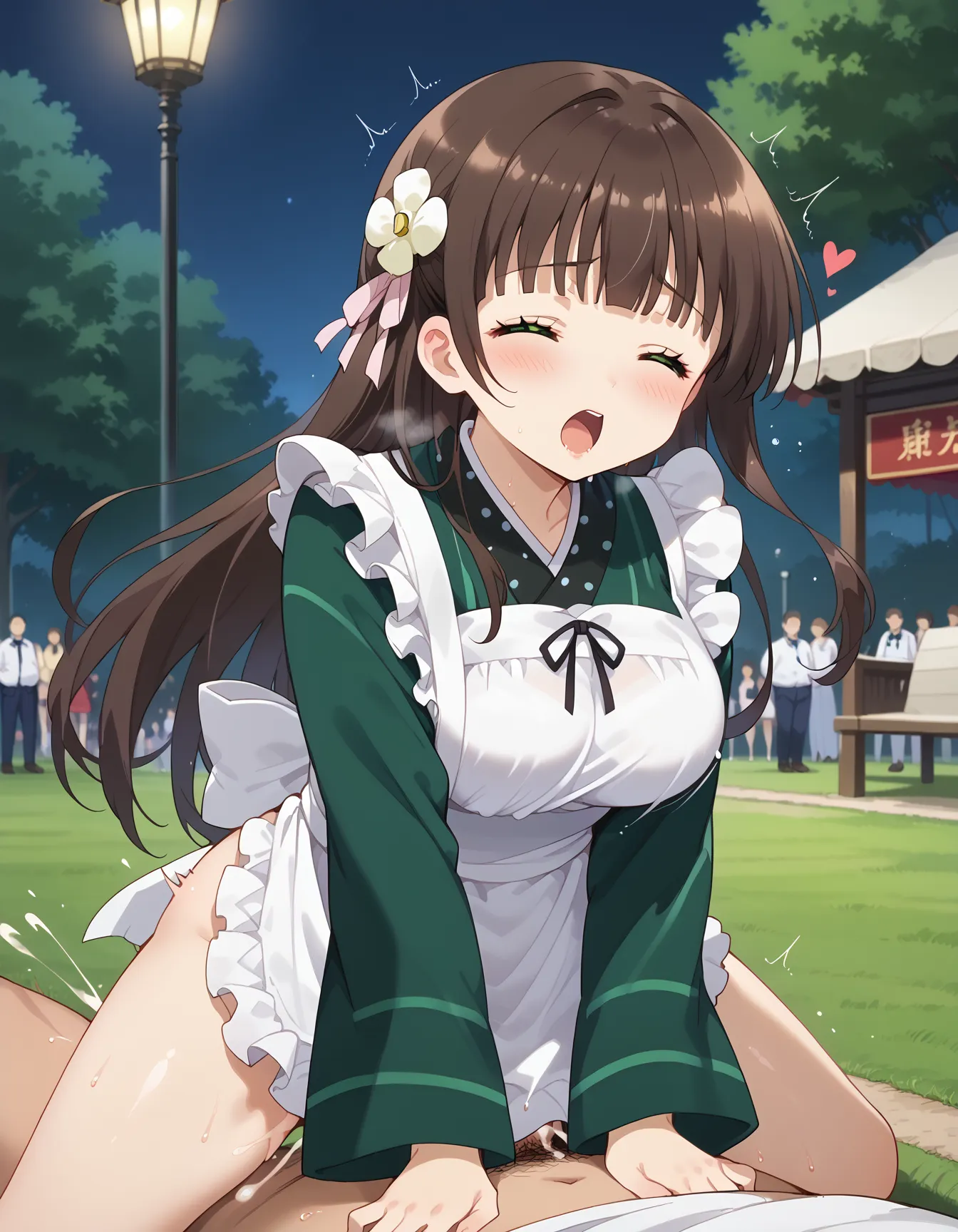 【「巨乳×着物」AIエロ画像（イラスト・アニメ・二次元風）854枚まとめ！(11ページ目)のエロ画像22枚目