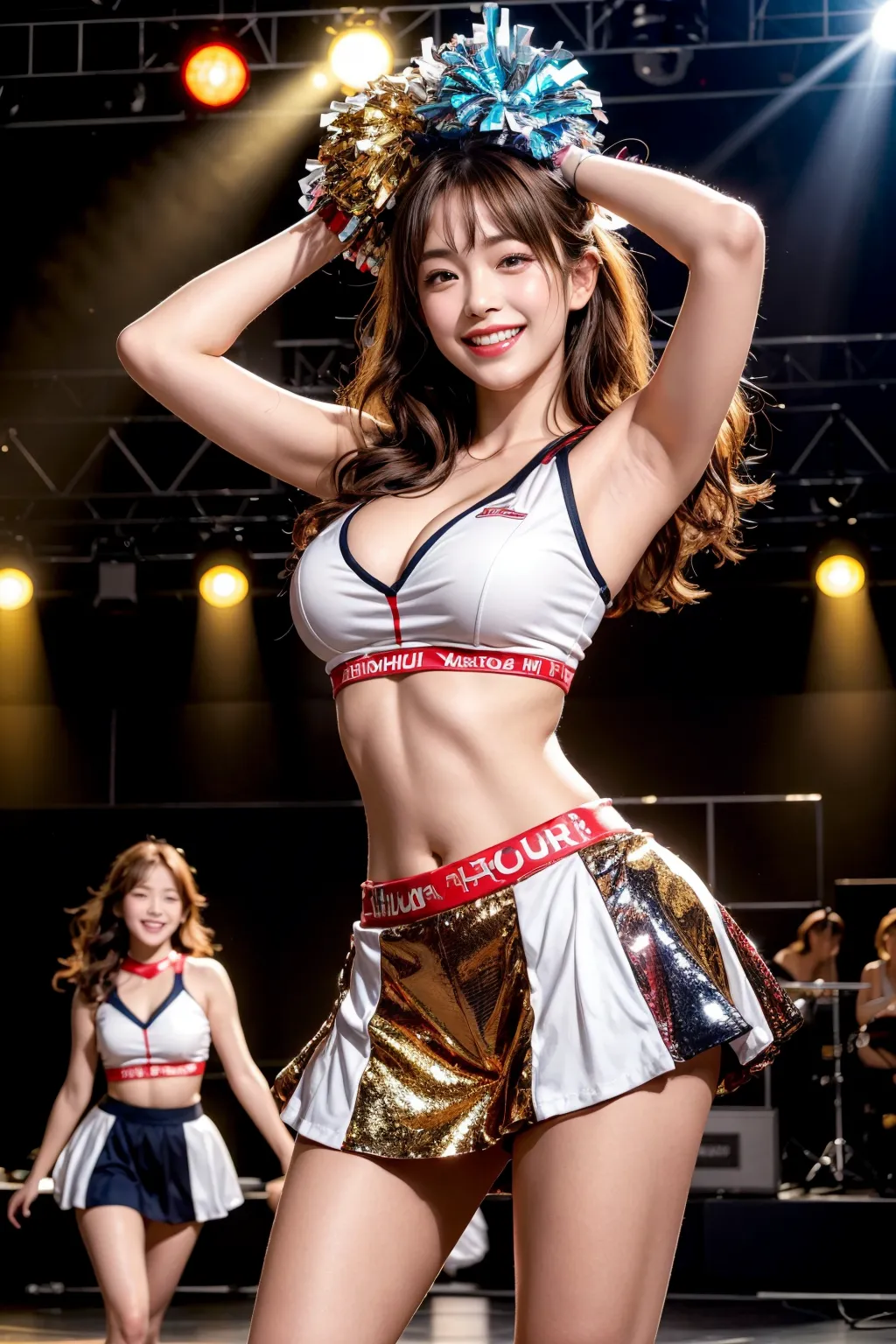 【「チアリーダー」AIエロ画像（リアル・実写・フォト風）1326枚まとめ！(16ページ目)のエロ画像27枚目