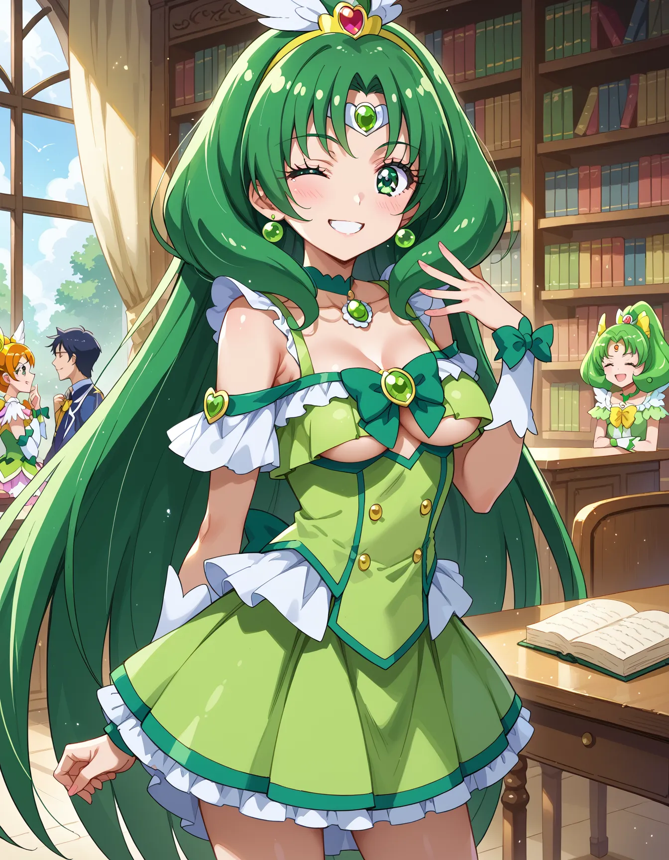 【「下着（ブラジャー・パンティ）」AIエロ画像（イラスト・アニメ・二次元風）15996枚まとめ！(196ページ目)のエロ画像11枚目