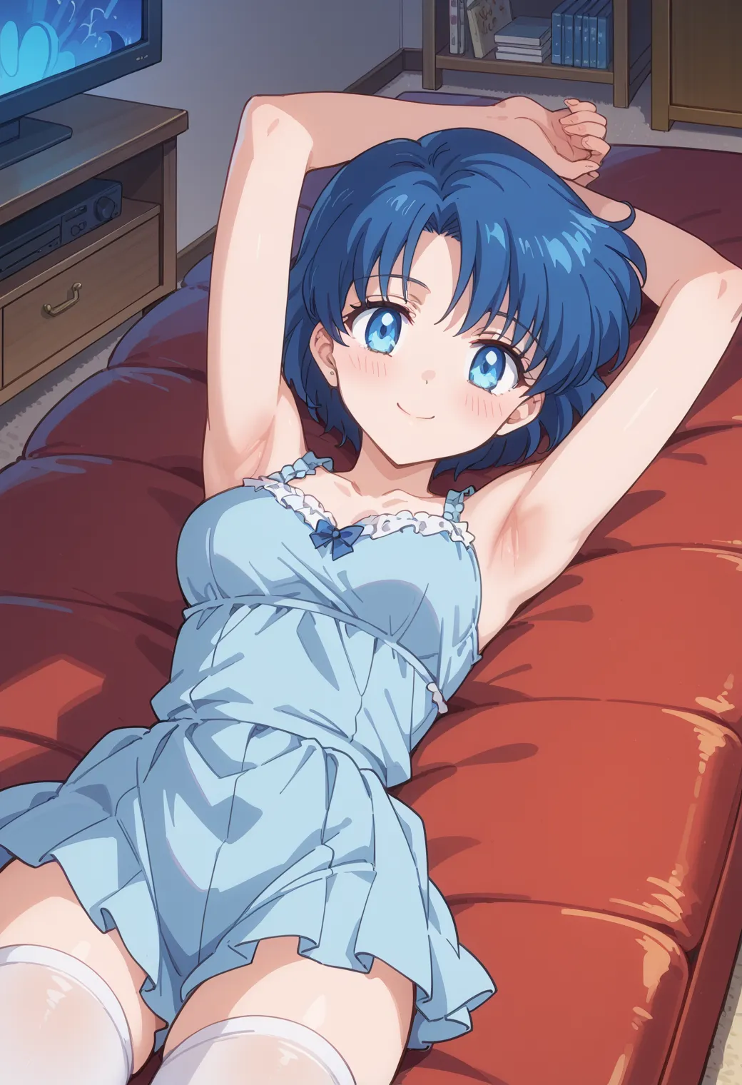 【「腋・脇」AIエロ画像（イラスト・アニメ・二次元風）4705枚まとめ！(59ページ目)のエロ画像9枚目