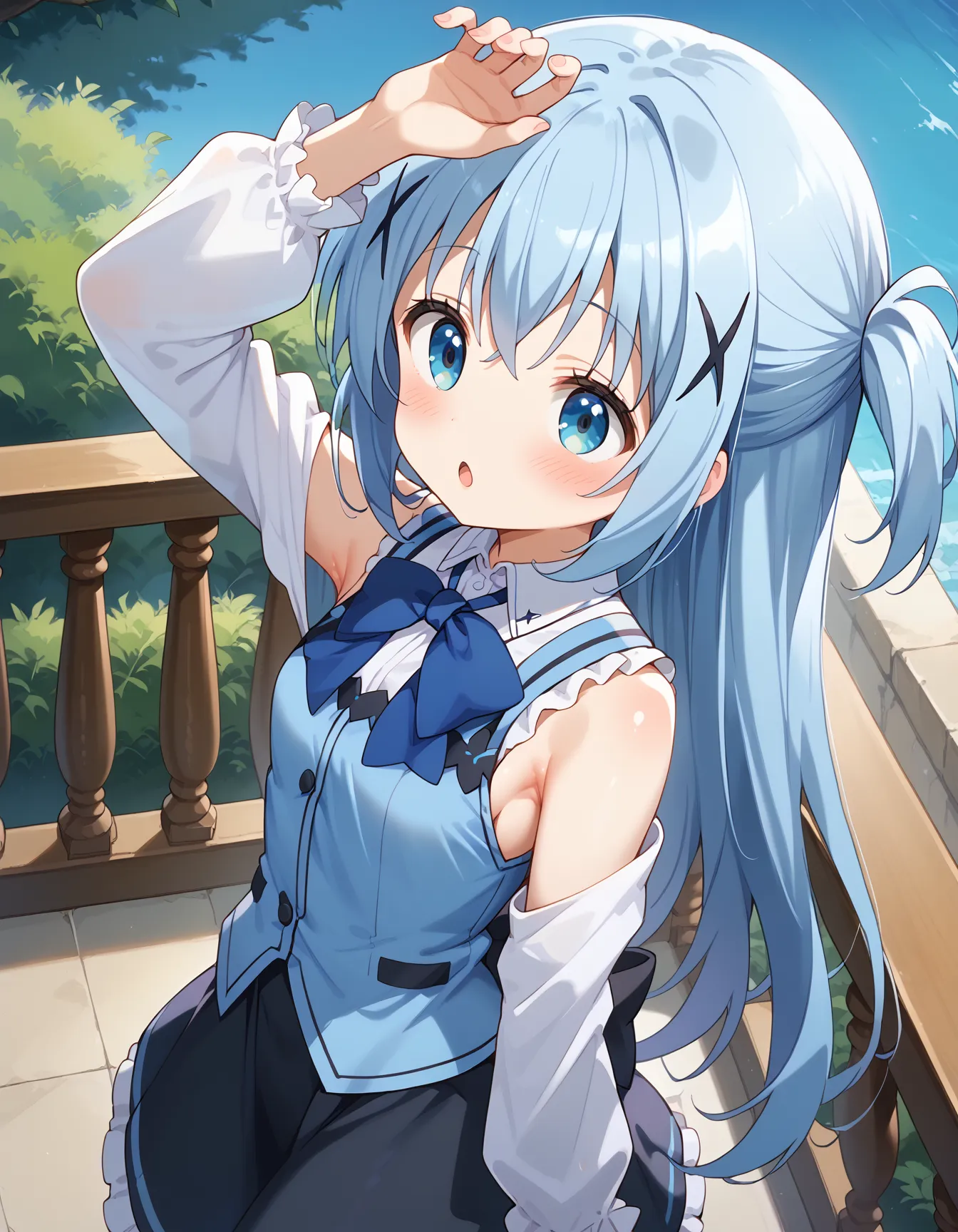 【「腋・脇」AIエロ画像（イラスト・アニメ・二次元風）4705枚まとめ！(59ページ目)のエロ画像3枚目