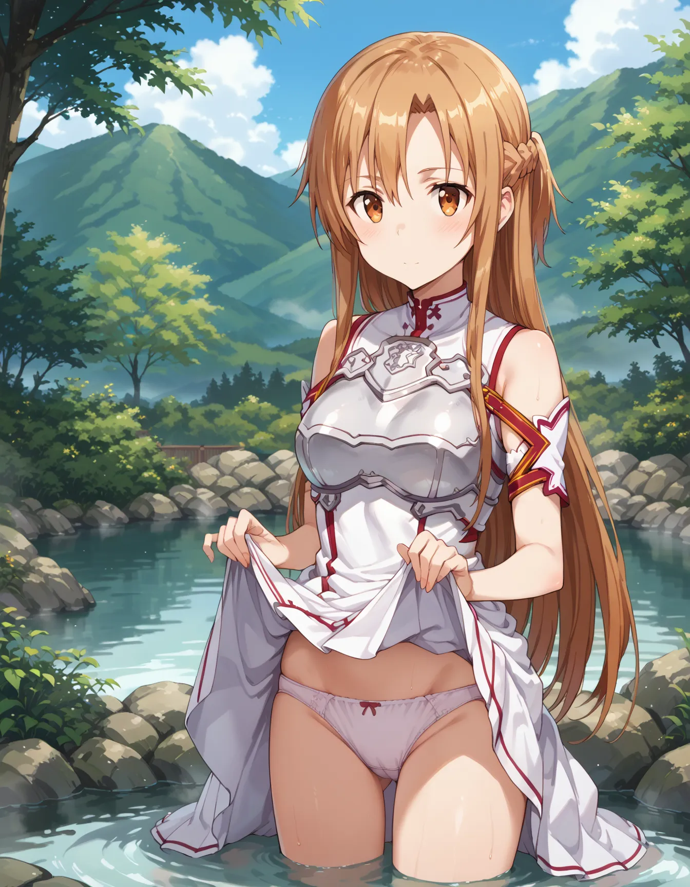 【「下着（ブラジャー・パンティ）」AIエロ画像（イラスト・アニメ・二次元風）15996枚まとめ！(193ページ目)のエロ画像25枚目