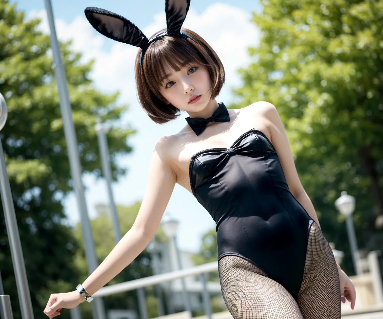 【「貧乳×レオタード」AIエロ画像（リアル・実写・フォト風）597枚まとめ！(8ページ目)のエロ画像13枚目