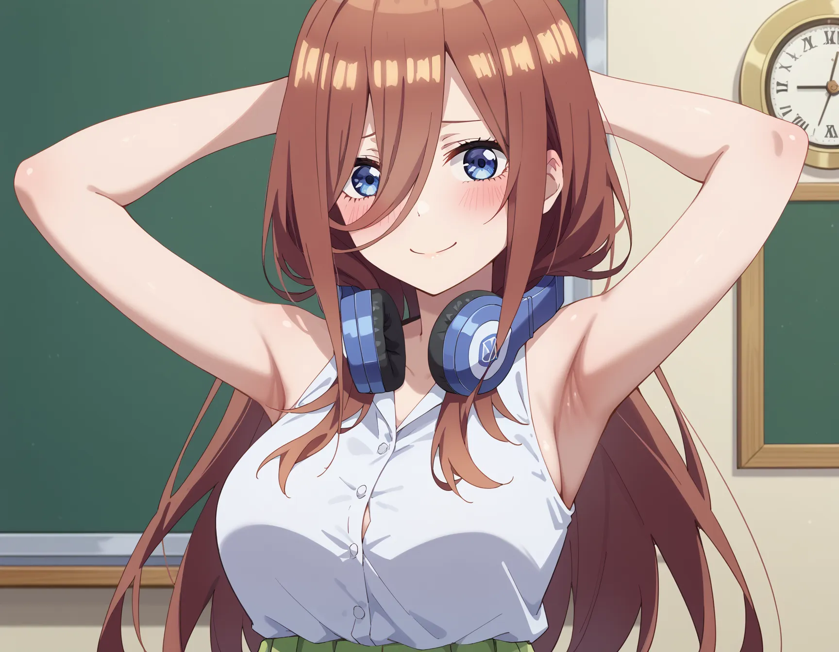 【「腋・脇」AIエロ画像（イラスト・アニメ・二次元風）4705枚まとめ！(58ページ目)のエロ画像15枚目