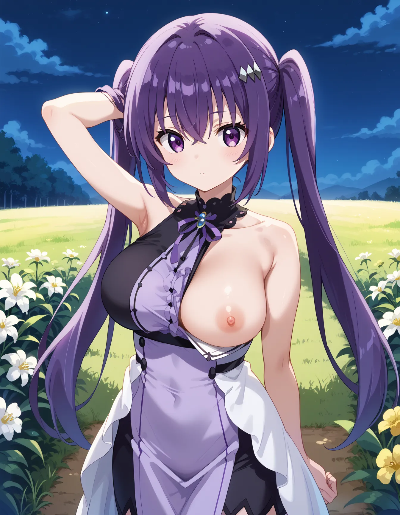 【「腋・脇」AIエロ画像（イラスト・アニメ・二次元風）4705枚まとめ！(58ページ目)のエロ画像11枚目