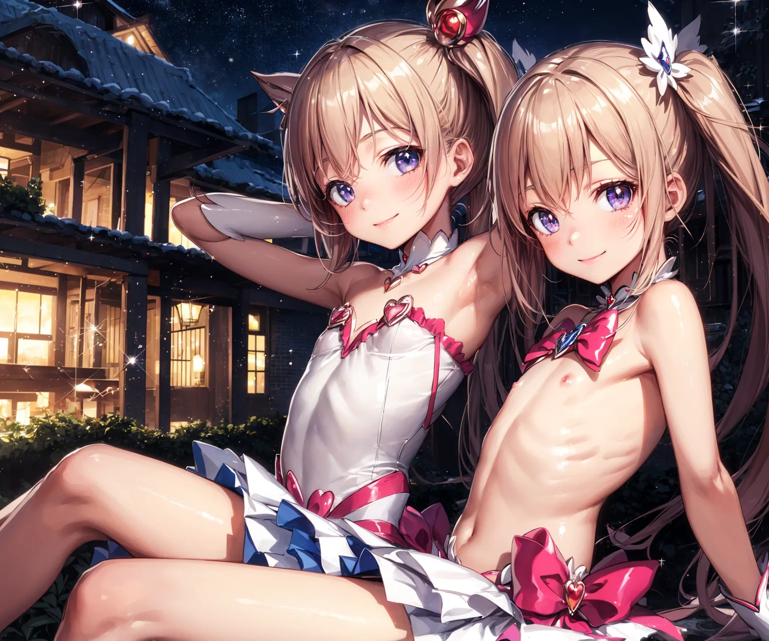 【「貧乳」AIエロ画像（イラスト・アニメ・二次元風）8390枚まとめ！(103ページ目)のエロ画像24枚目