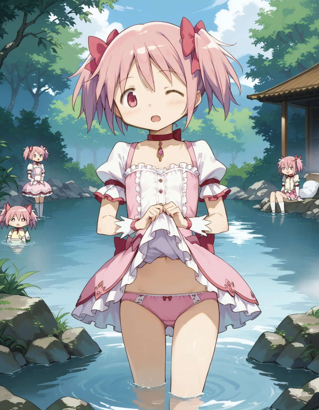 【「下着（ブラジャー・パンティ）」AIエロ画像（イラスト・アニメ・二次元風）15996枚まとめ！(191ページ目)のエロ画像22枚目