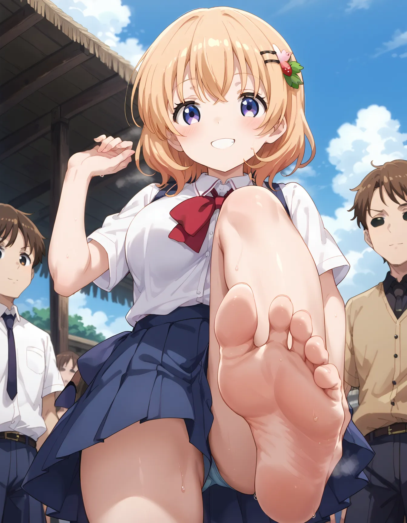 【「学制服」AIエロ画像（イラスト・アニメ・二次元風）4855枚まとめ！(57ページ目)のエロ画像27枚目