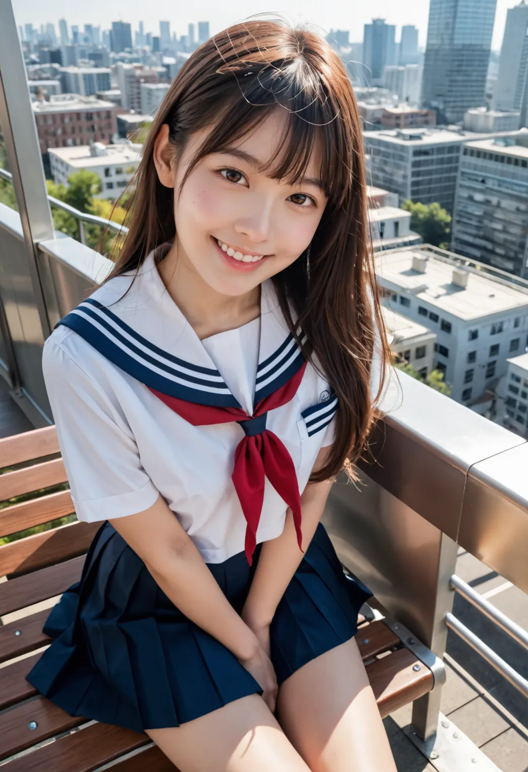 【「女子校生・JK×学制服」AIエロ画像（リアル・実写・フォト風）6248枚まとめ！(77ページ目)のエロ画像5枚目