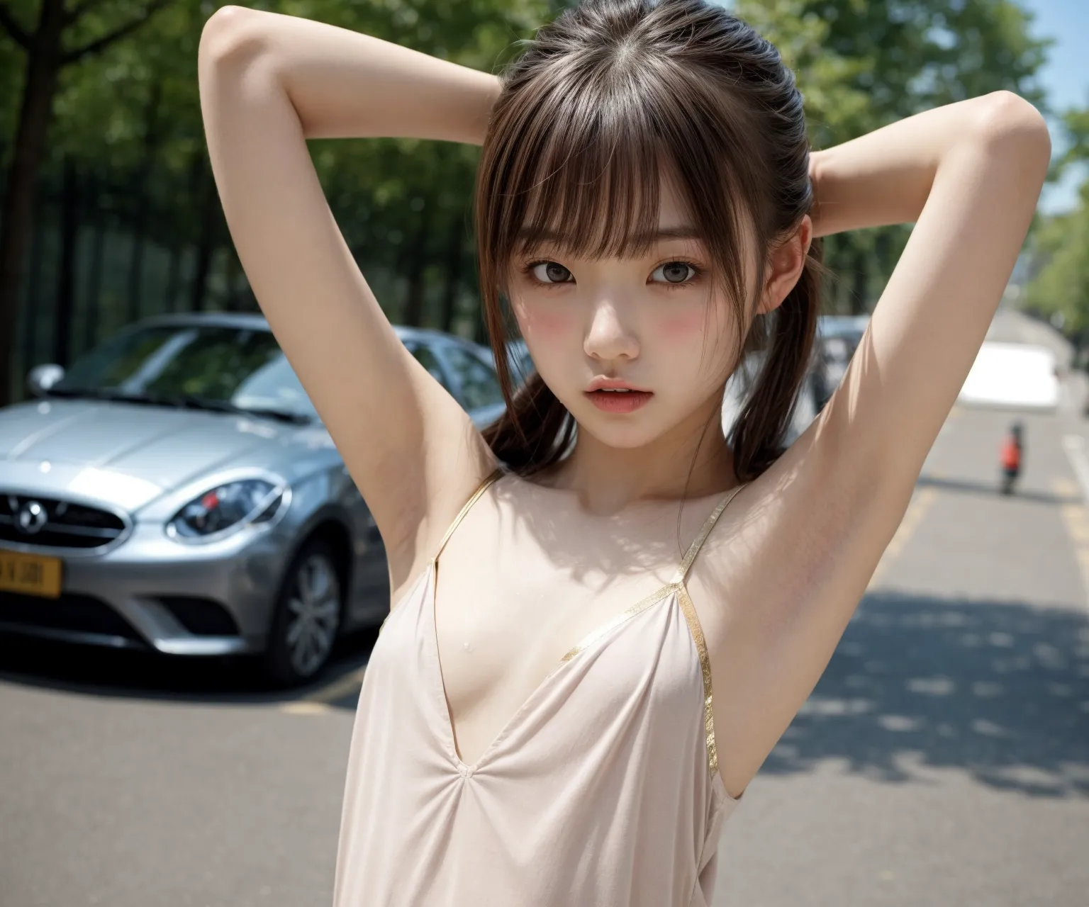 【「腋・脇」AIエロ画像（リアル・実写・フォト風）3812枚まとめ！(46ページ目)のエロ画像1枚目