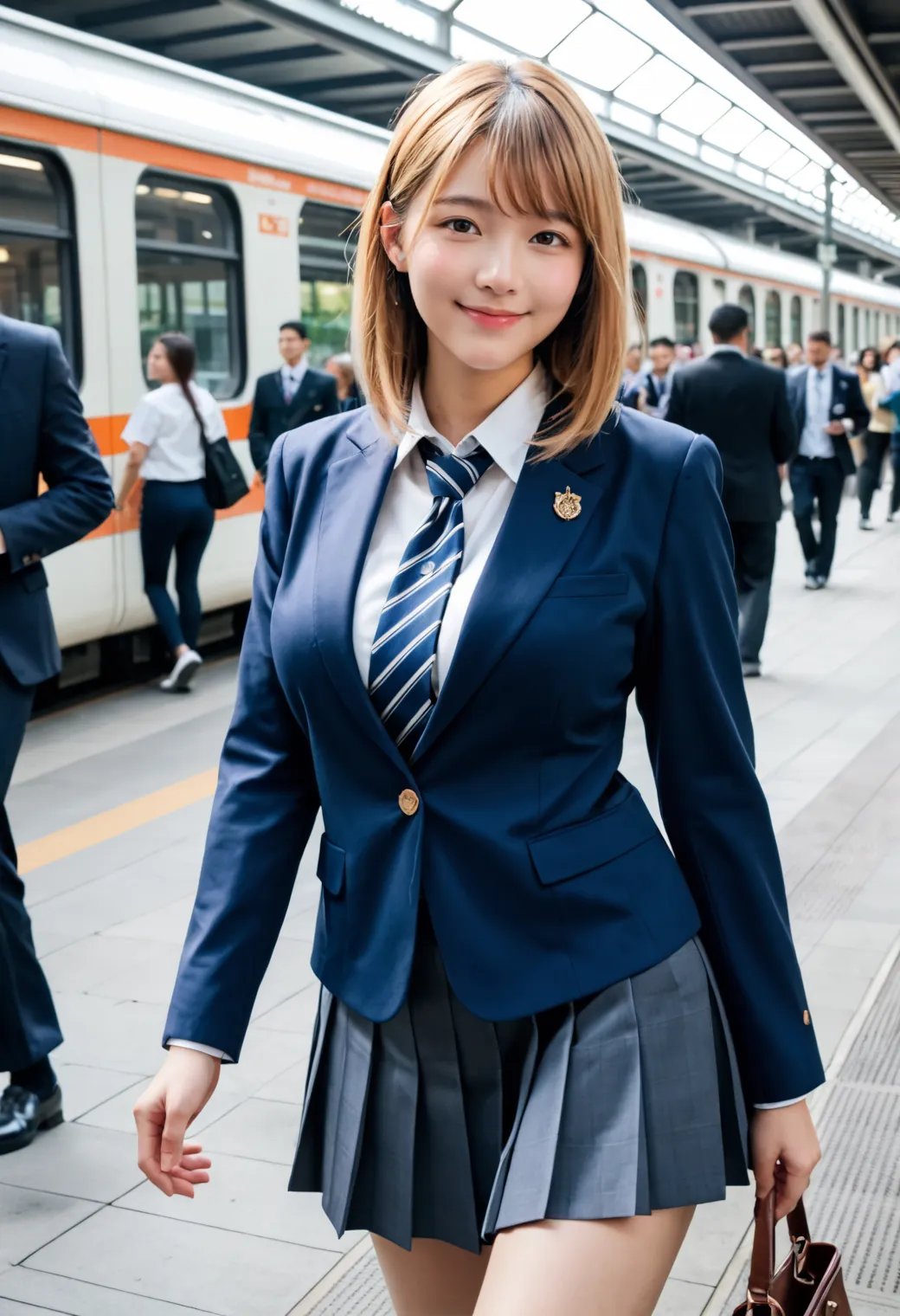 【「女子校生・JK×学制服」AIエロ画像（リアル・実写・フォト風）6248枚まとめ！(76ページ目)のエロ画像30枚目