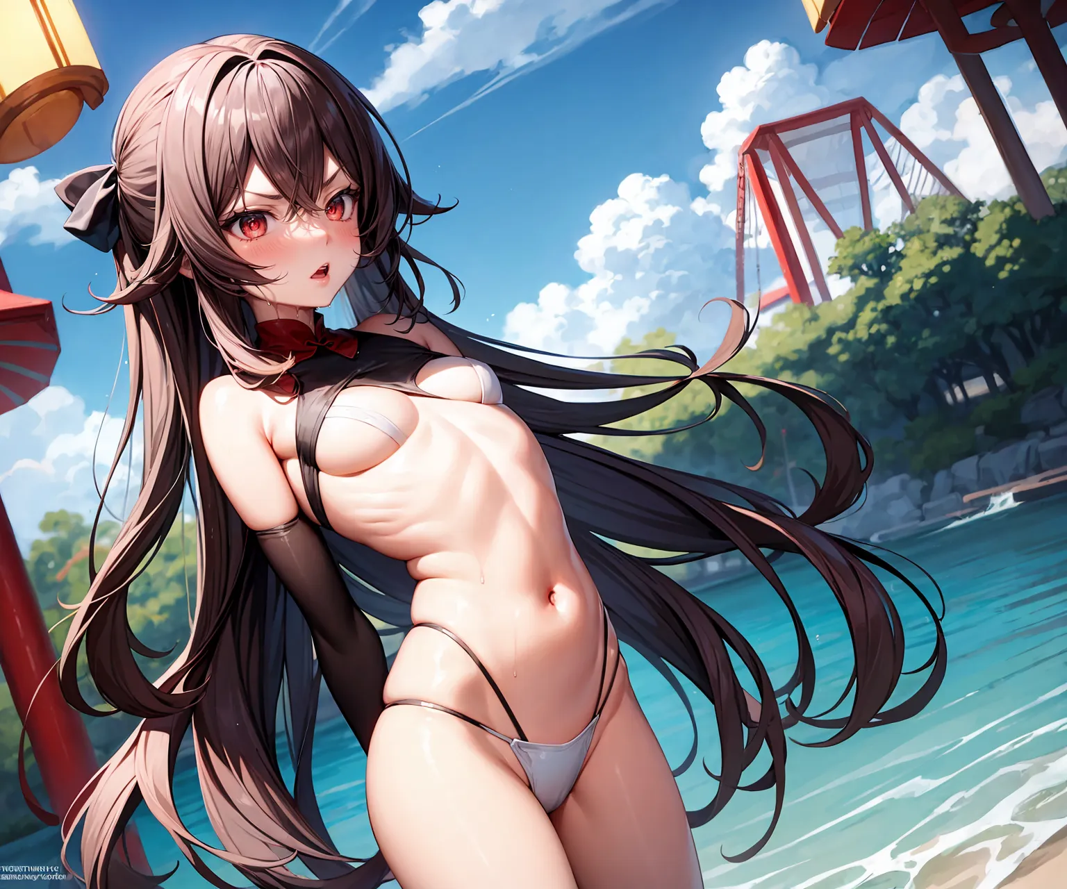 【「貧乳」AIエロ画像（イラスト・アニメ・二次元風）8390枚まとめ！(102ページ目)のエロ画像24枚目