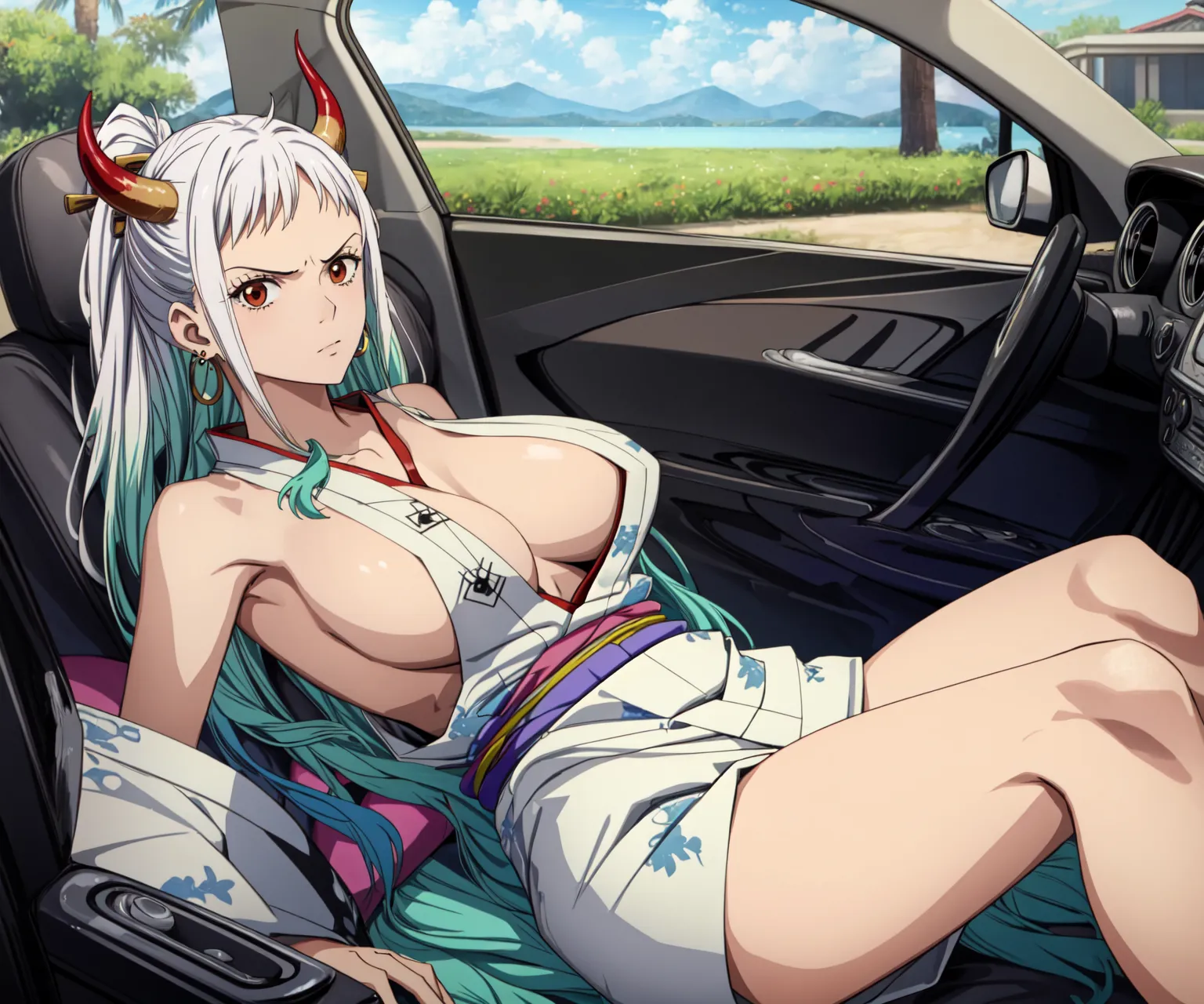 【「爆乳・超乳」AIエロ画像（イラスト・アニメ・二次元風）5621枚まとめ！(68ページ目)のエロ画像6枚目