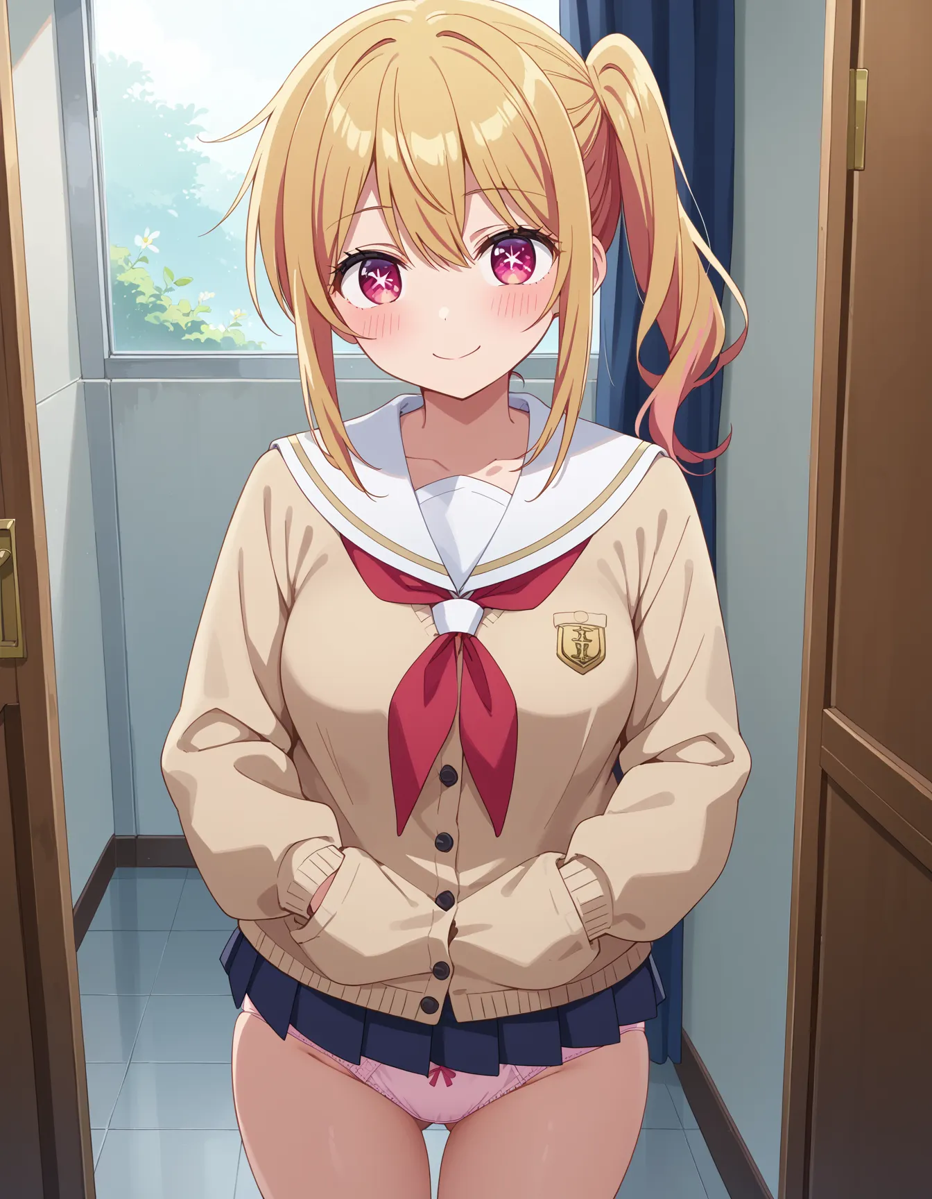 【「下着（ブラジャー・パンティ）」AIエロ画像（イラスト・アニメ・二次元風）15996枚まとめ！(188ページ目)のエロ画像13枚目