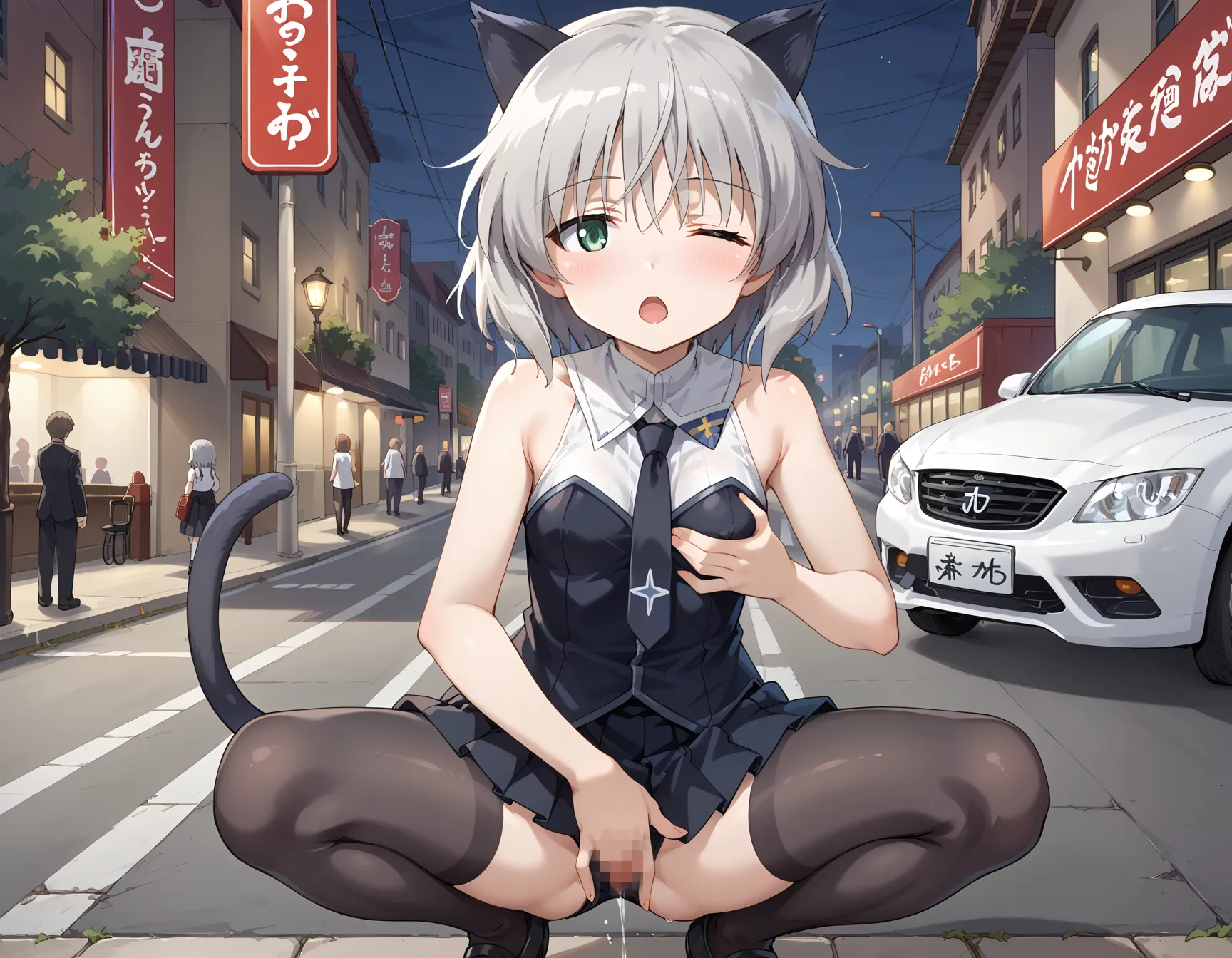 【「ロリ・小柄×パンスト」AIエロ画像（イラスト・アニメ・二次元風）422枚まとめ！(5ページ目)のエロ画像8枚目