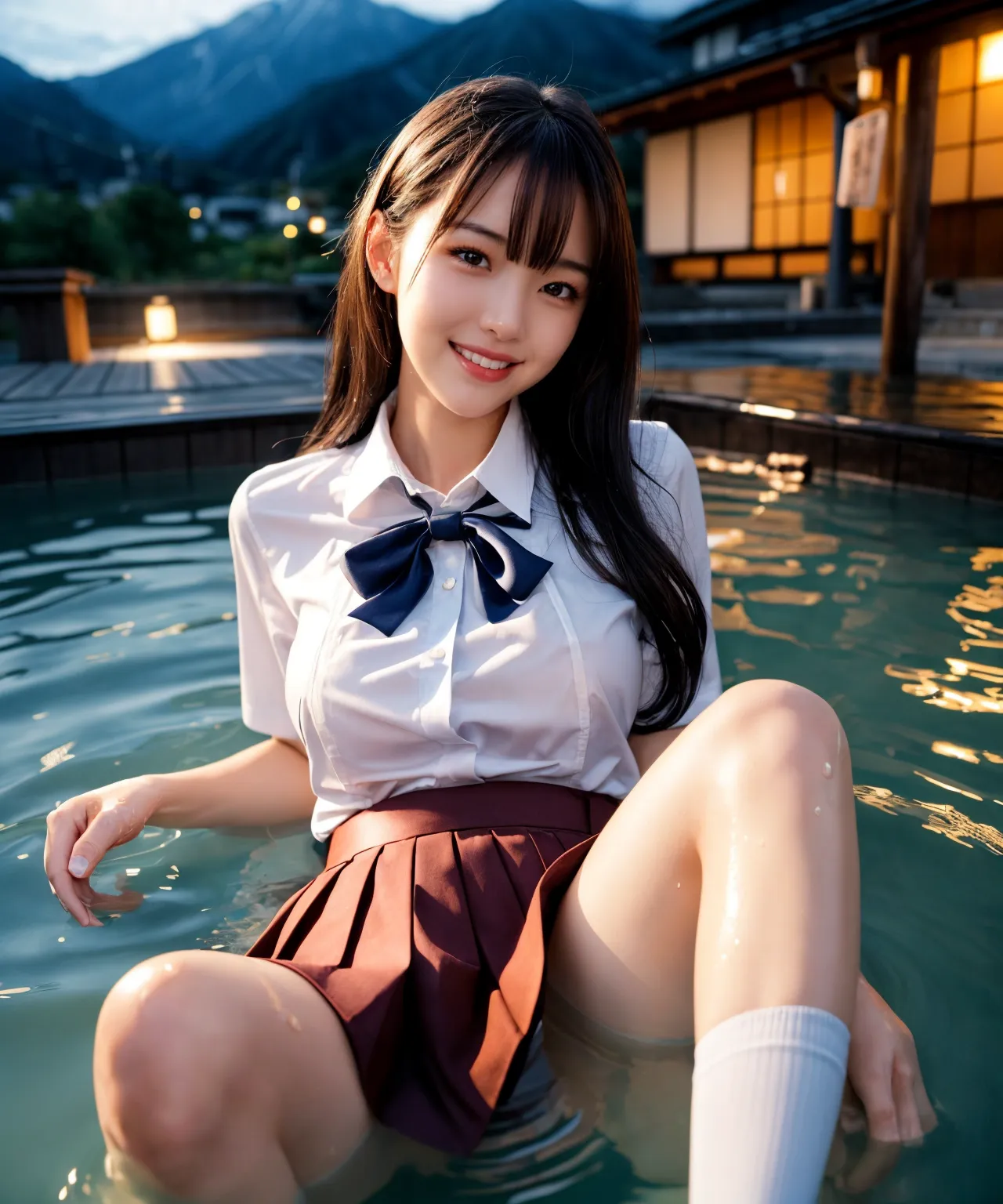 【「女子校生・JK×学制服」AIエロ画像（リアル・実写・フォト風）6248枚まとめ！(75ページ目)のエロ画像4枚目