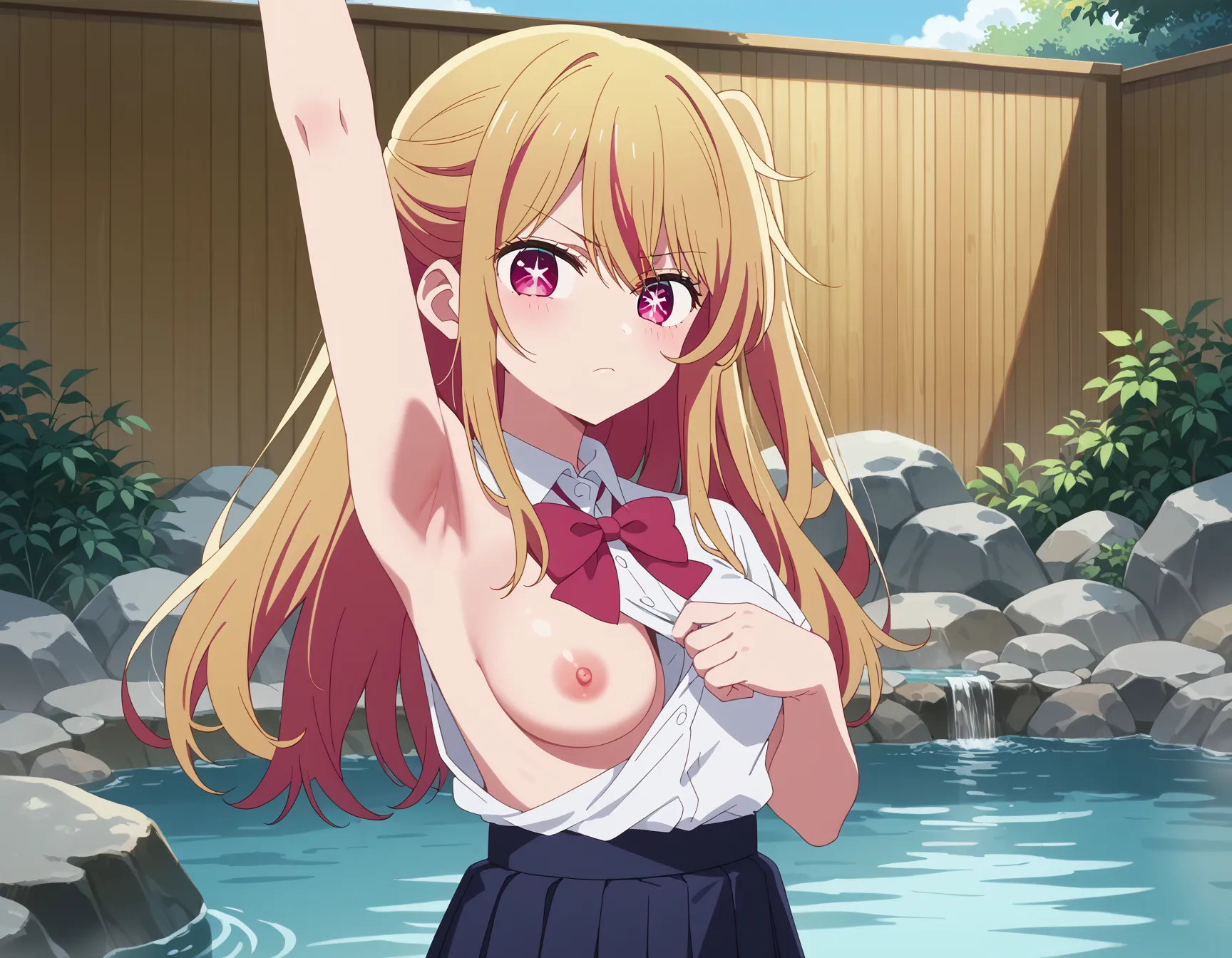 【「腋・脇」AIエロ画像（イラスト・アニメ・二次元風）4705枚まとめ！(57ページ目)のエロ画像2枚目