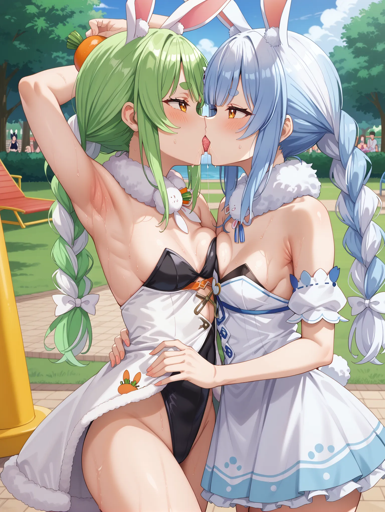 【「下着（ブラジャー・パンティ）」AIエロ画像（イラスト・アニメ・二次元風）15996枚まとめ！(186ページ目)のエロ画像26枚目