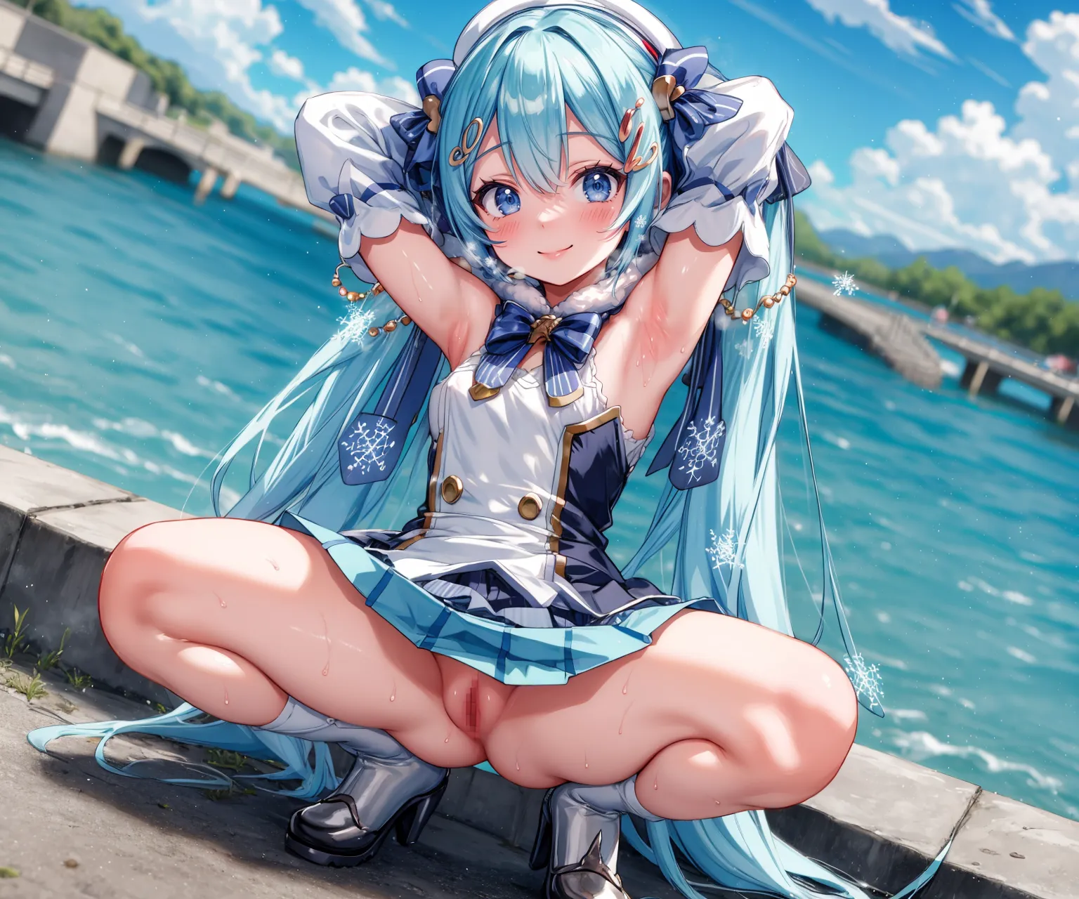 【「腋・脇」AIエロ画像（イラスト・アニメ・二次元風）4705枚まとめ！(56ページ目)のエロ画像23枚目