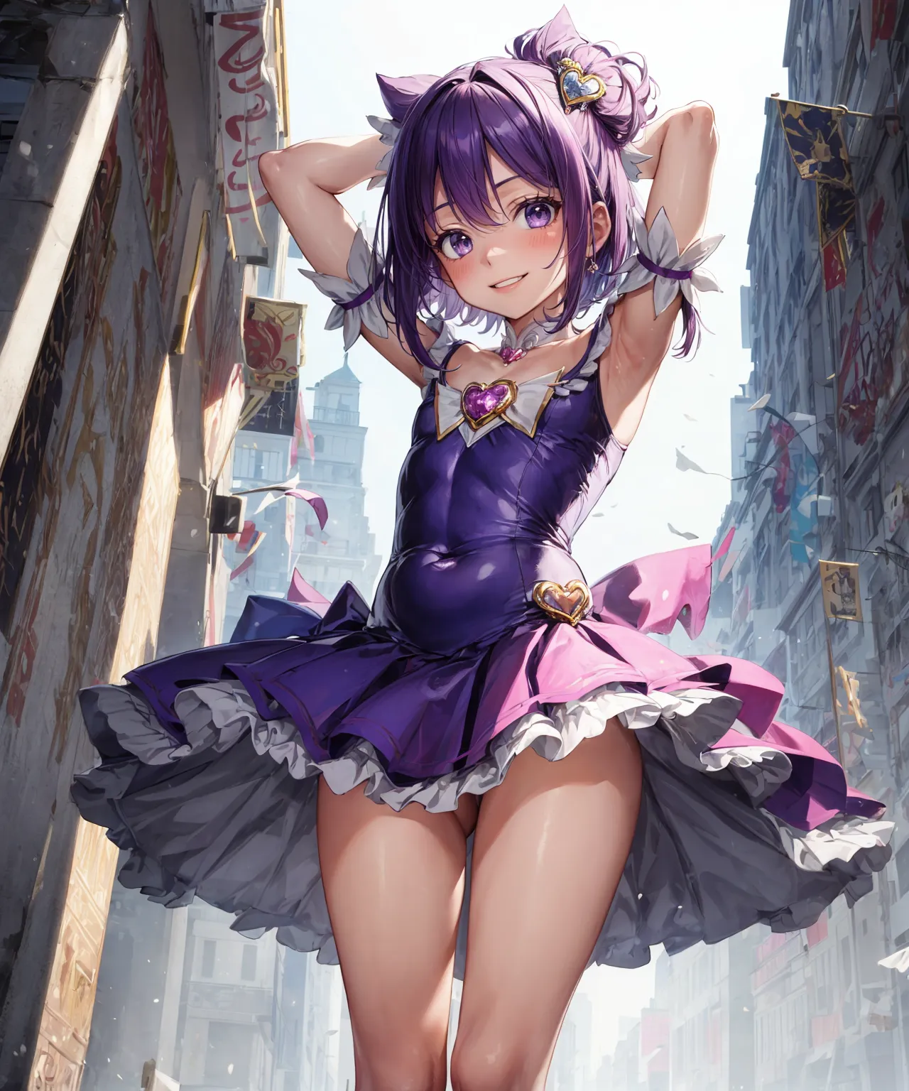 【「貧乳」AIエロ画像（イラスト・アニメ・二次元風）8390枚まとめ！(100ページ目)のエロ画像25枚目