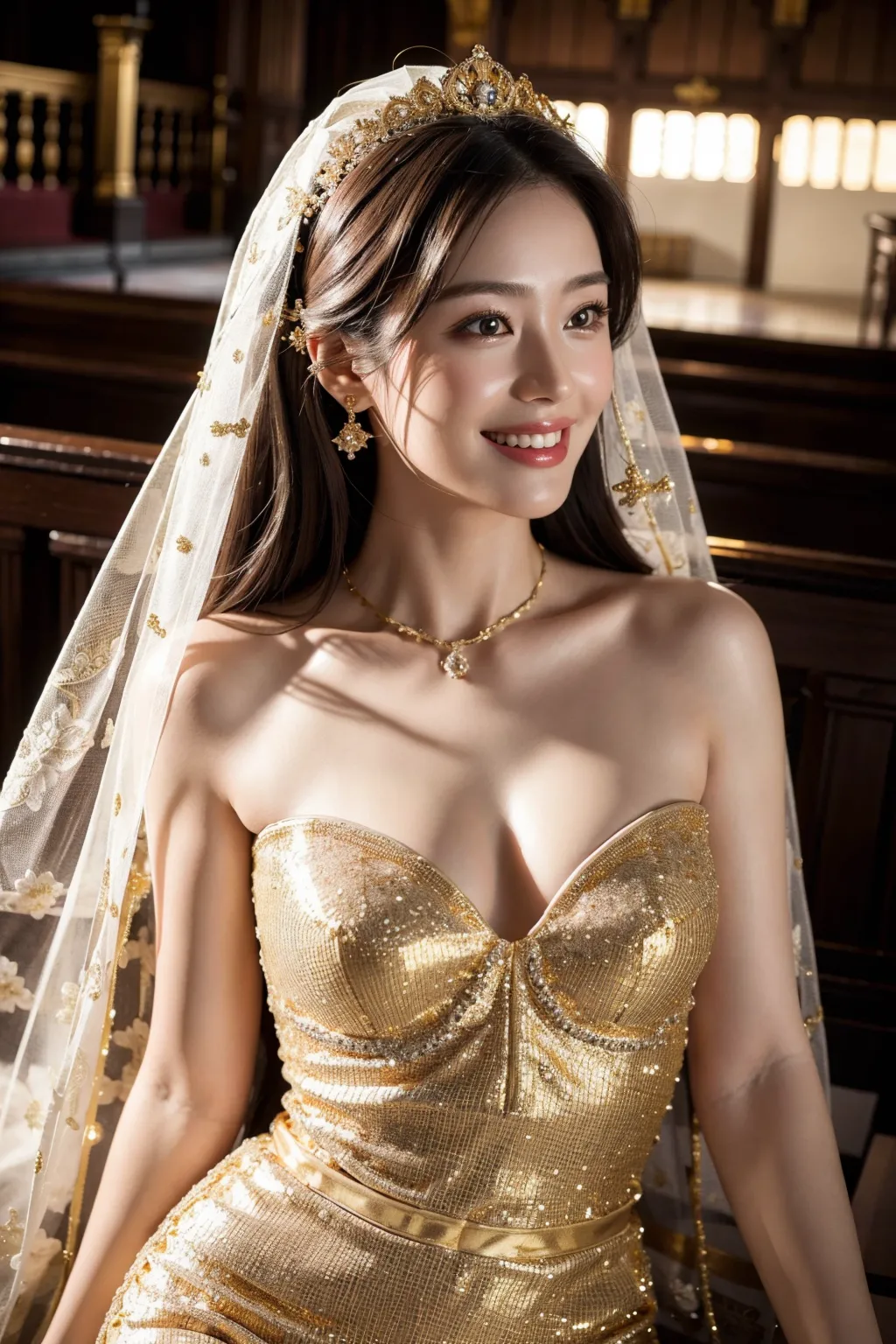 【「ウェディングドレス」AIエロ画像（リアル・実写・フォト風）862枚まとめ！(11ページ目)のエロ画像18枚目