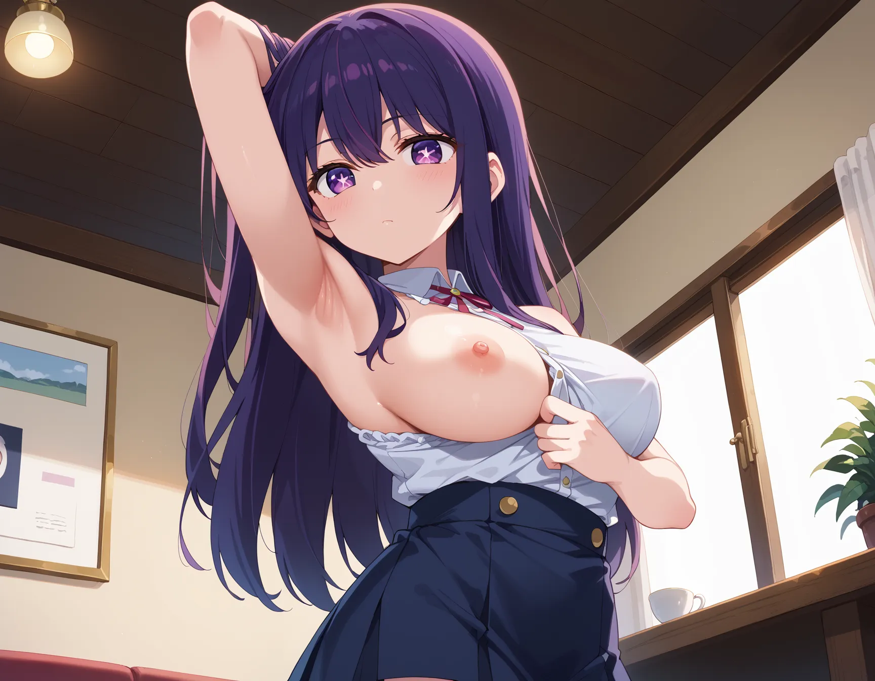 【「腋・脇」AIエロ画像（イラスト・アニメ・二次元風）4705枚まとめ！(56ページ目)のエロ画像15枚目