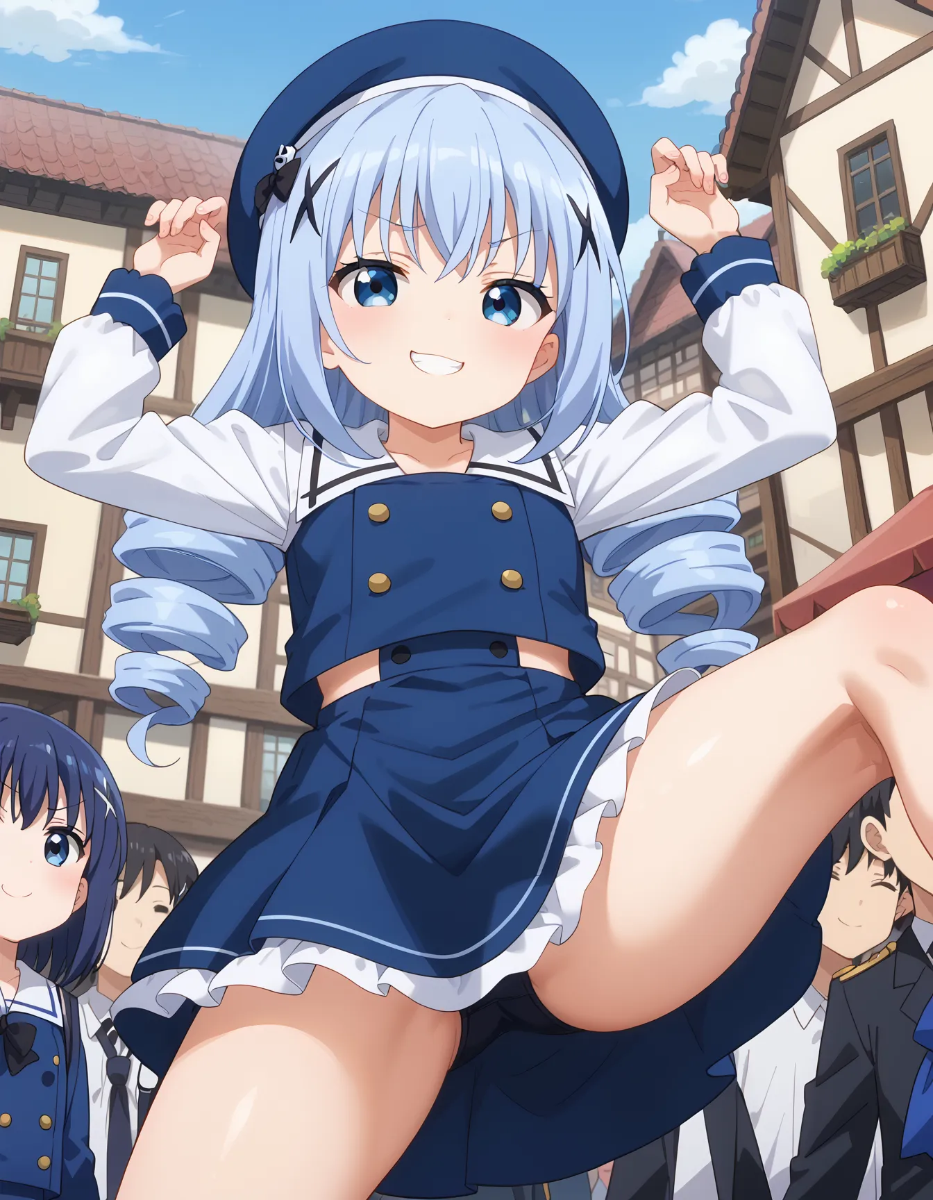 【「貧乳」AIエロ画像（イラスト・アニメ・二次元風）8390枚まとめ！(100ページ目)のエロ画像5枚目