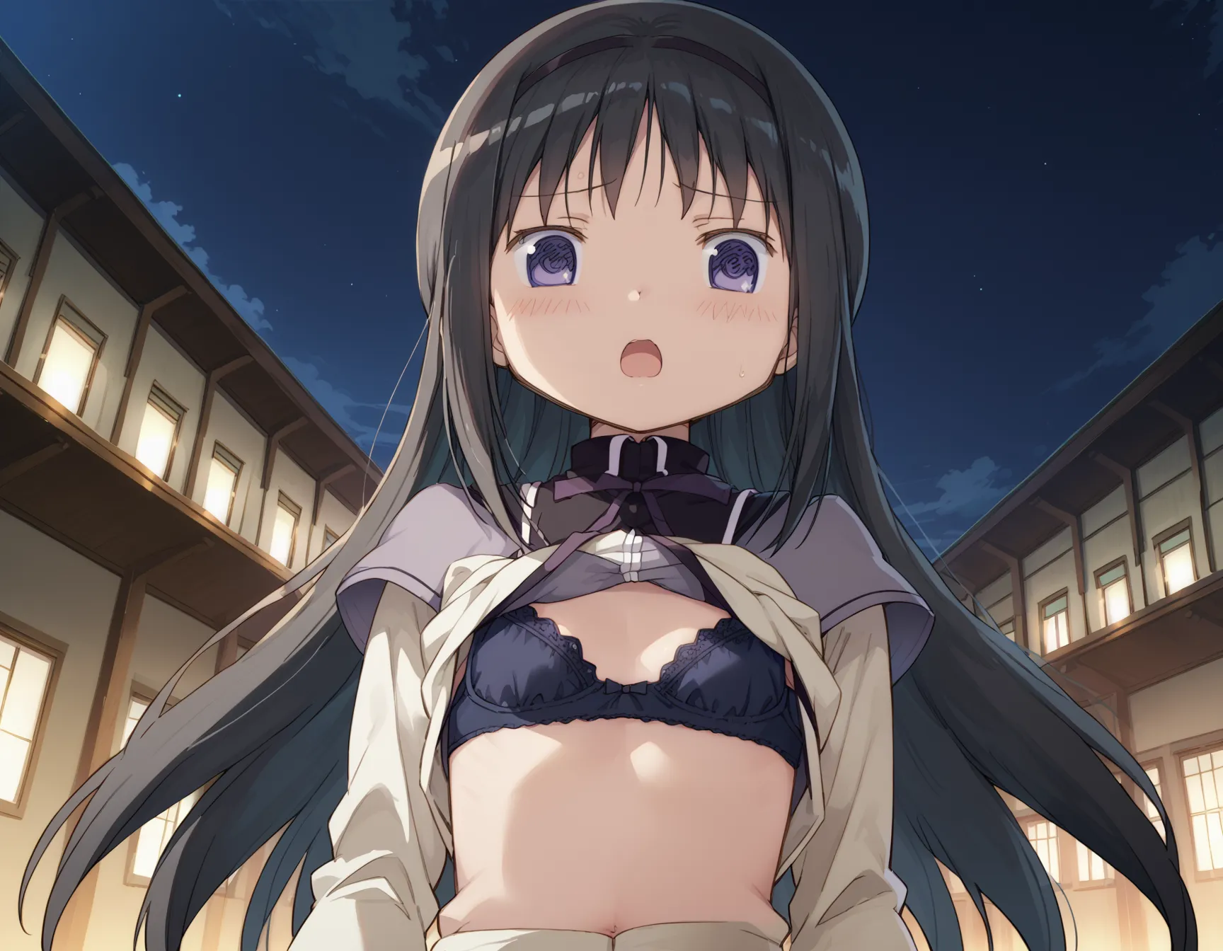 【「下着（ブラジャー・パンティ）」AIエロ画像（イラスト・アニメ・二次元風）15996枚まとめ！(185ページ目)のエロ画像1枚目