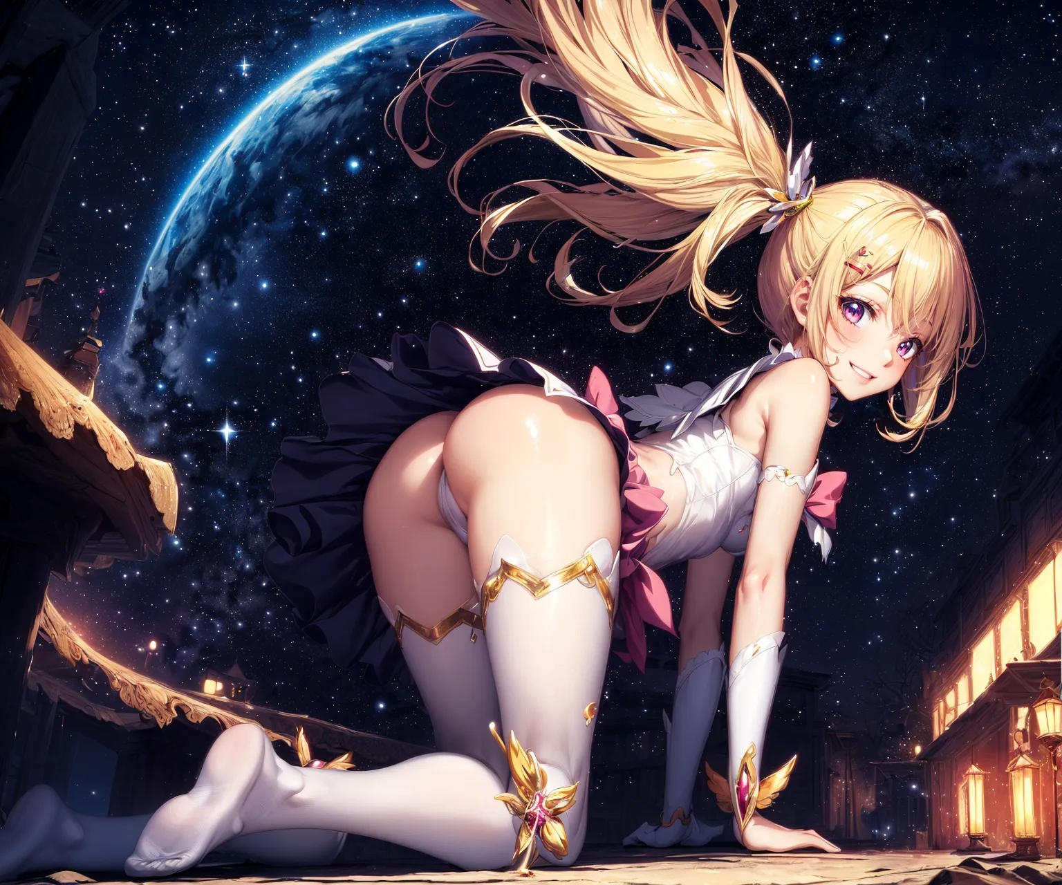 【「尻」AIエロ画像（イラスト・アニメ・二次元風）13361枚まとめ！(154ページ目)のエロ画像1枚目