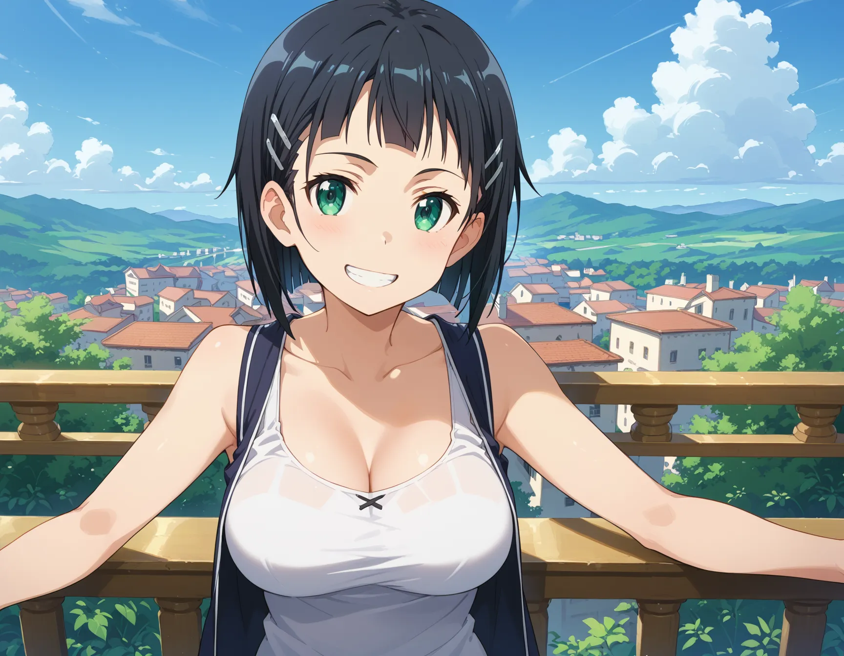 【「巨乳」AIエロ画像（イラスト・アニメ・二次元風）26161枚まとめ！(307ページ目)のエロ画像25枚目
