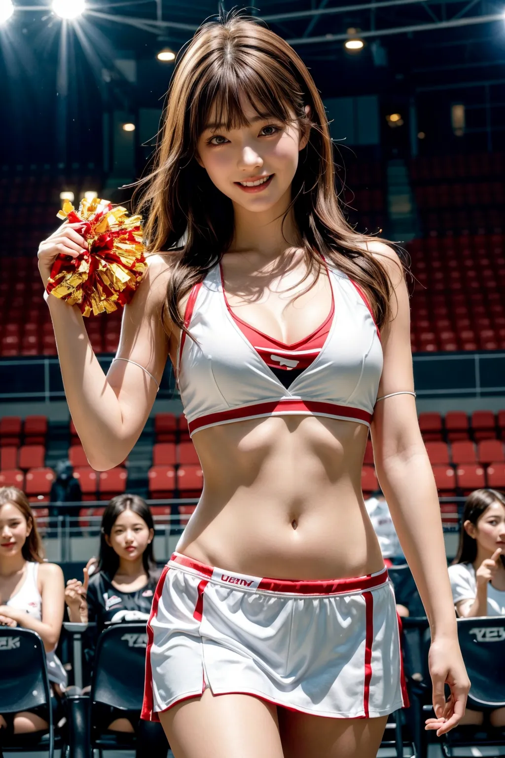 【「チアリーダー」AIエロ画像（リアル・実写・フォト風）1326枚まとめ！(15ページ目)のエロ画像22枚目