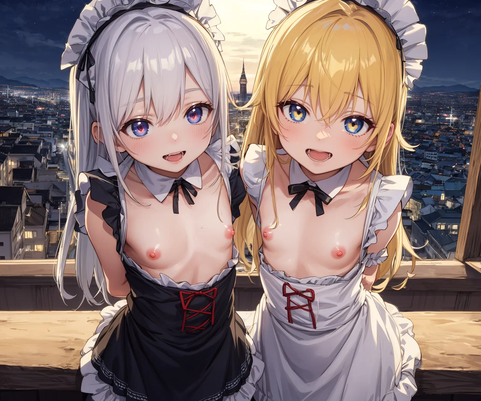 【「メイド」AIエロ画像（イラスト・アニメ・二次元風）516枚まとめ！(7ページ目)のエロ画像11枚目