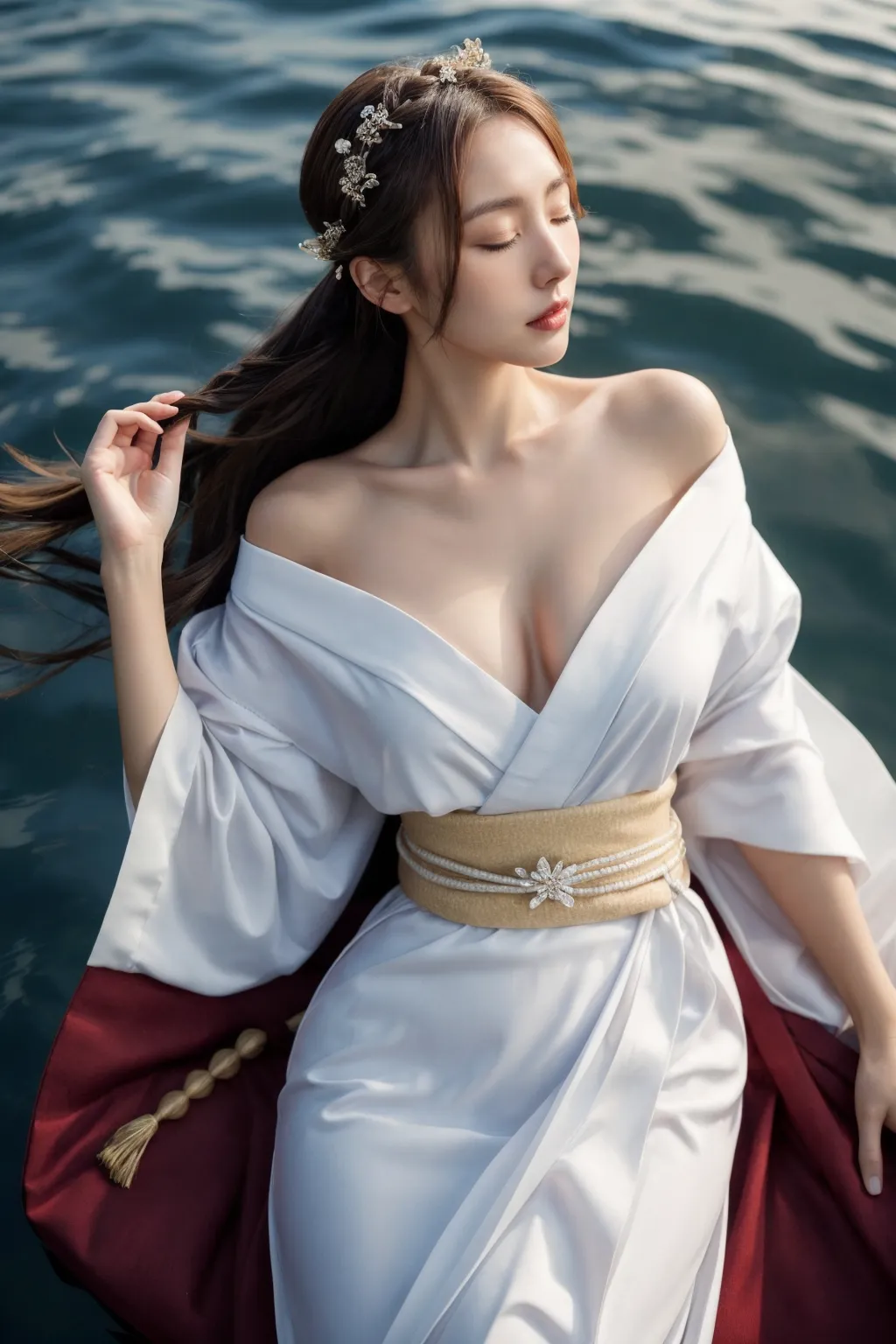 【「貧乳×着物」AIエロ画像（リアル・実写・フォト風）639枚まとめ！(7ページ目)のエロ画像20枚目