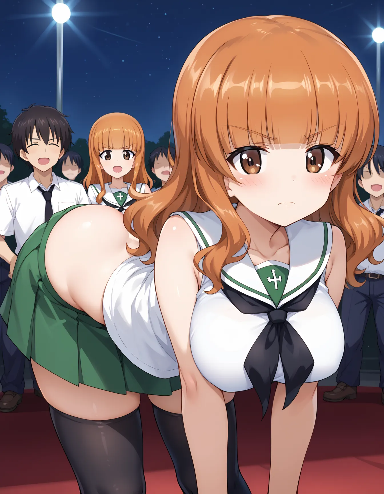【「学制服」AIエロ画像（イラスト・アニメ・二次元風）4855枚まとめ！(54ページ目)のエロ画像26枚目