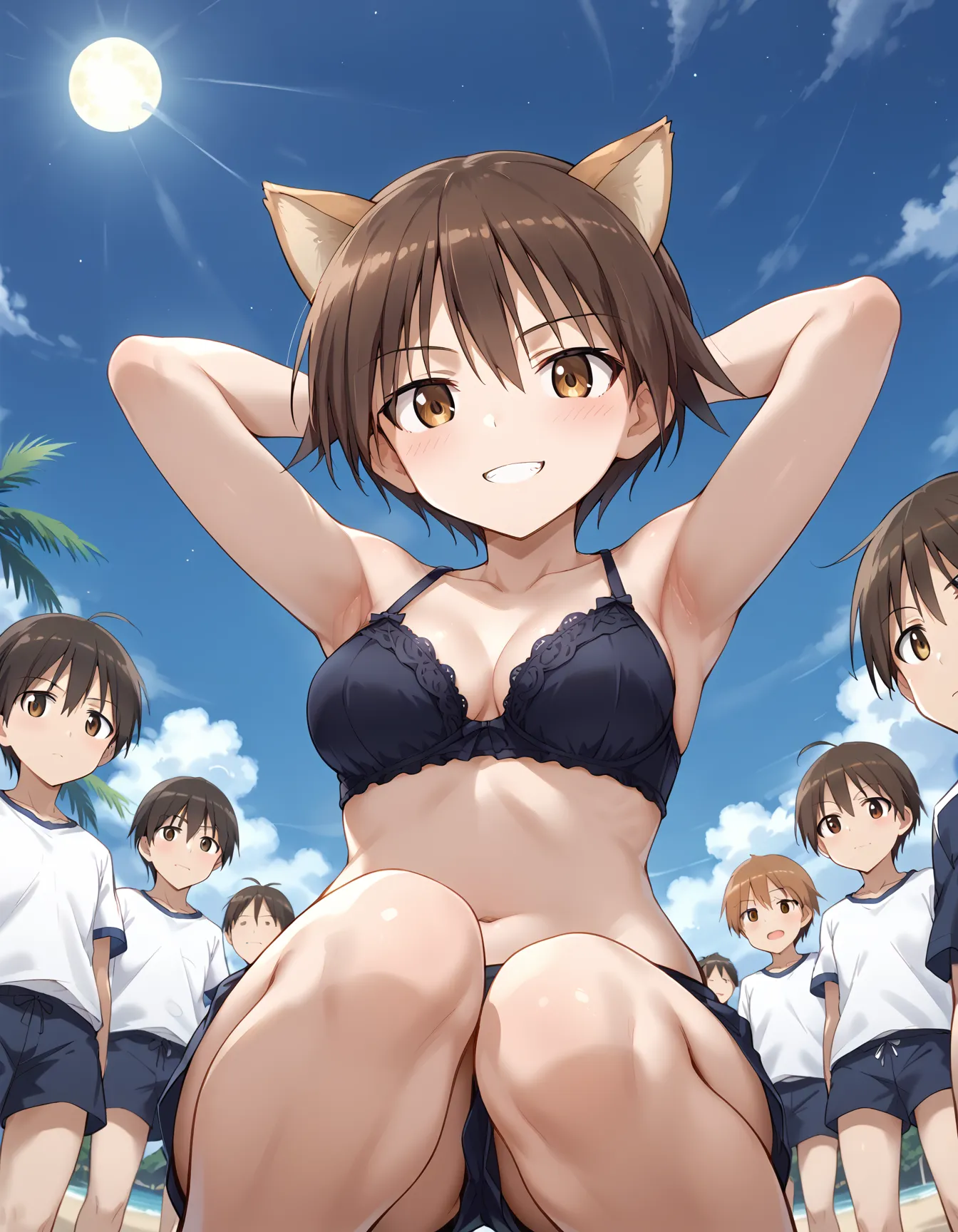 【「下着（ブラジャー・パンティ）」AIエロ画像（イラスト・アニメ・二次元風）15996枚まとめ！(181ページ目)のエロ画像13枚目