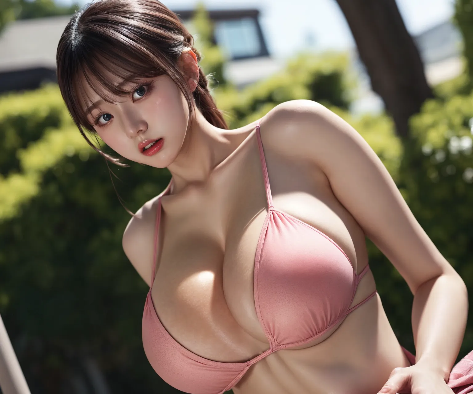 【「爆乳・超乳×水着・ビキニ」AIエロ画像（リアル・実写・フォト風）1173枚まとめ！(14ページ目)のエロ画像3枚目