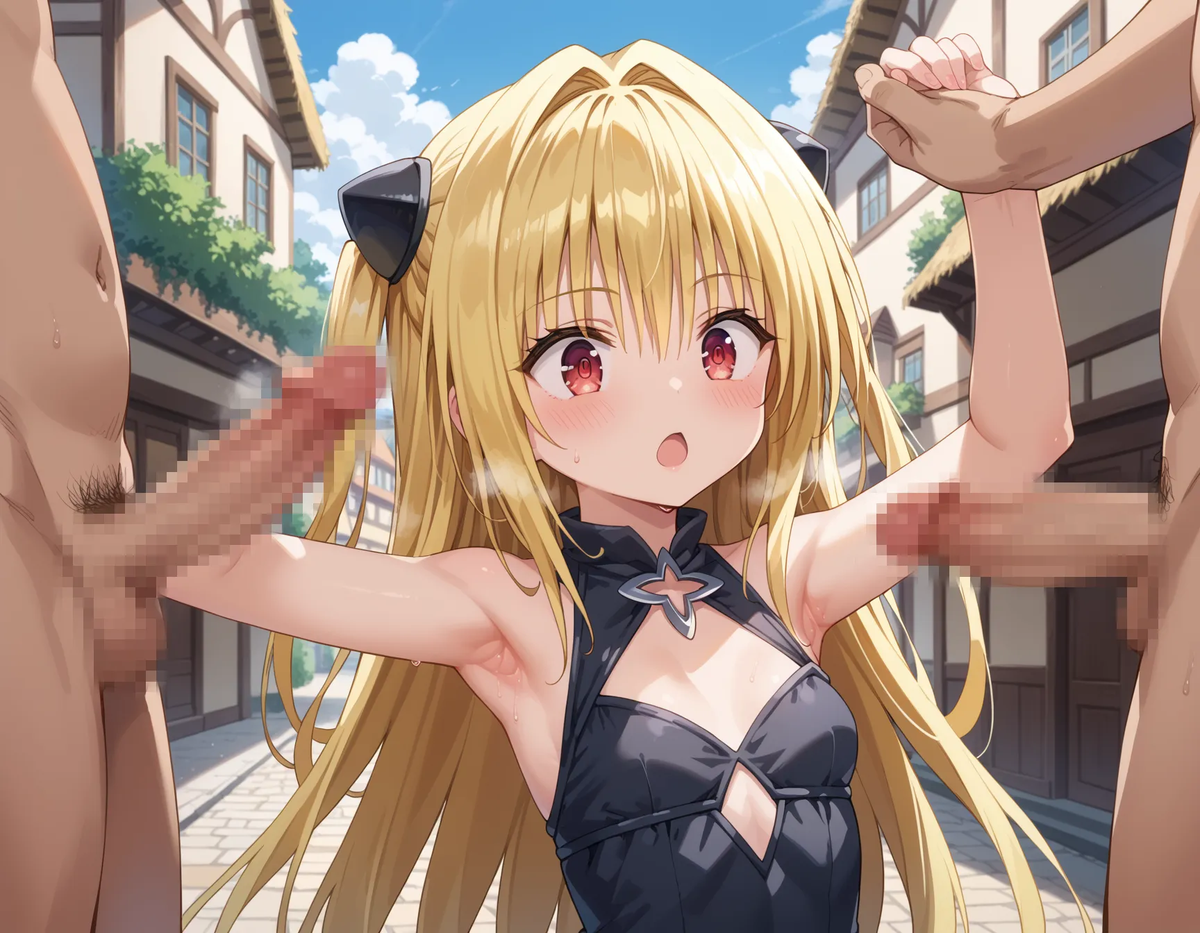 【「腋・脇」AIエロ画像（イラスト・アニメ・二次元風）4705枚まとめ！(55ページ目)のエロ画像10枚目