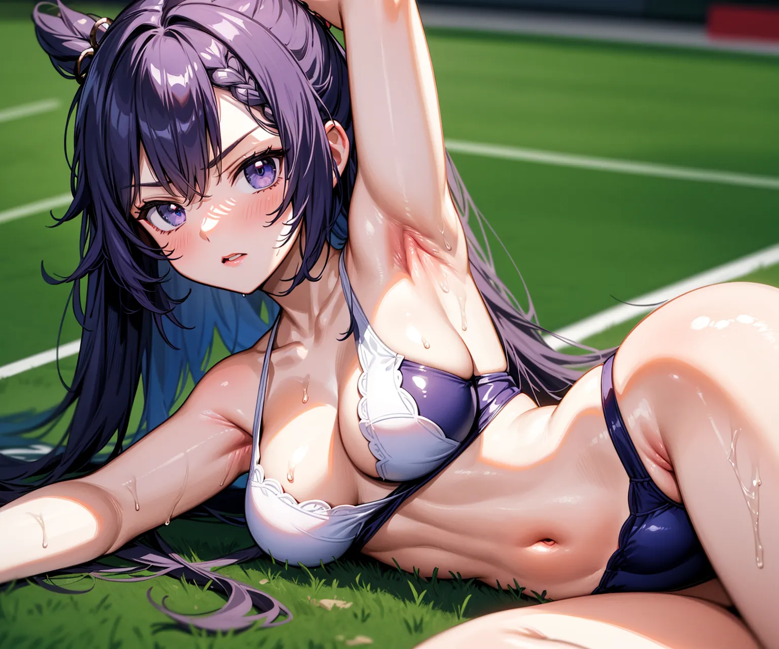 【「腋・脇」AIエロ画像（イラスト・アニメ・二次元風）4705枚まとめ！(55ページ目)のエロ画像3枚目