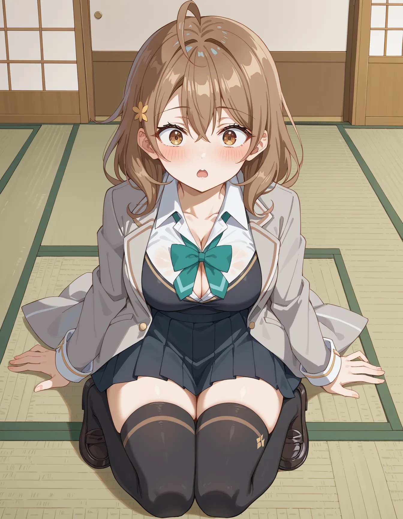 【「学制服」AIエロ画像（イラスト・アニメ・二次元風）4855枚まとめ！(54ページ目)のエロ画像7枚目