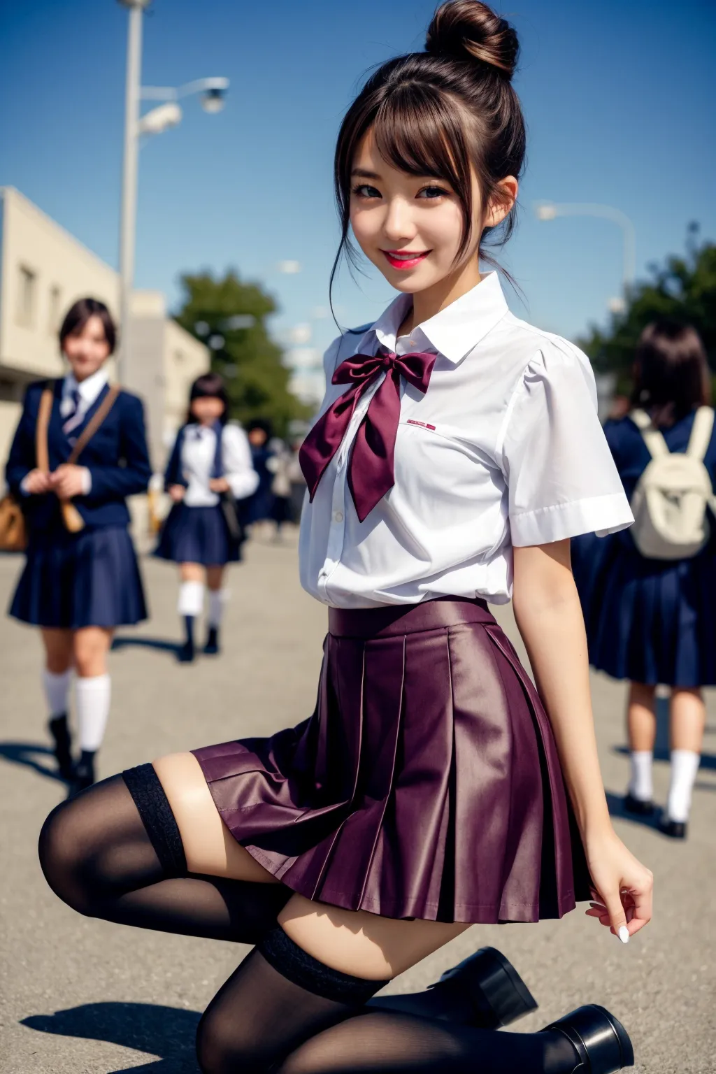 【「女子校生・JK×貧乳」AIエロ画像（リアル・実写・フォト風）2980枚まとめ！(34ページ目)のエロ画像23枚目