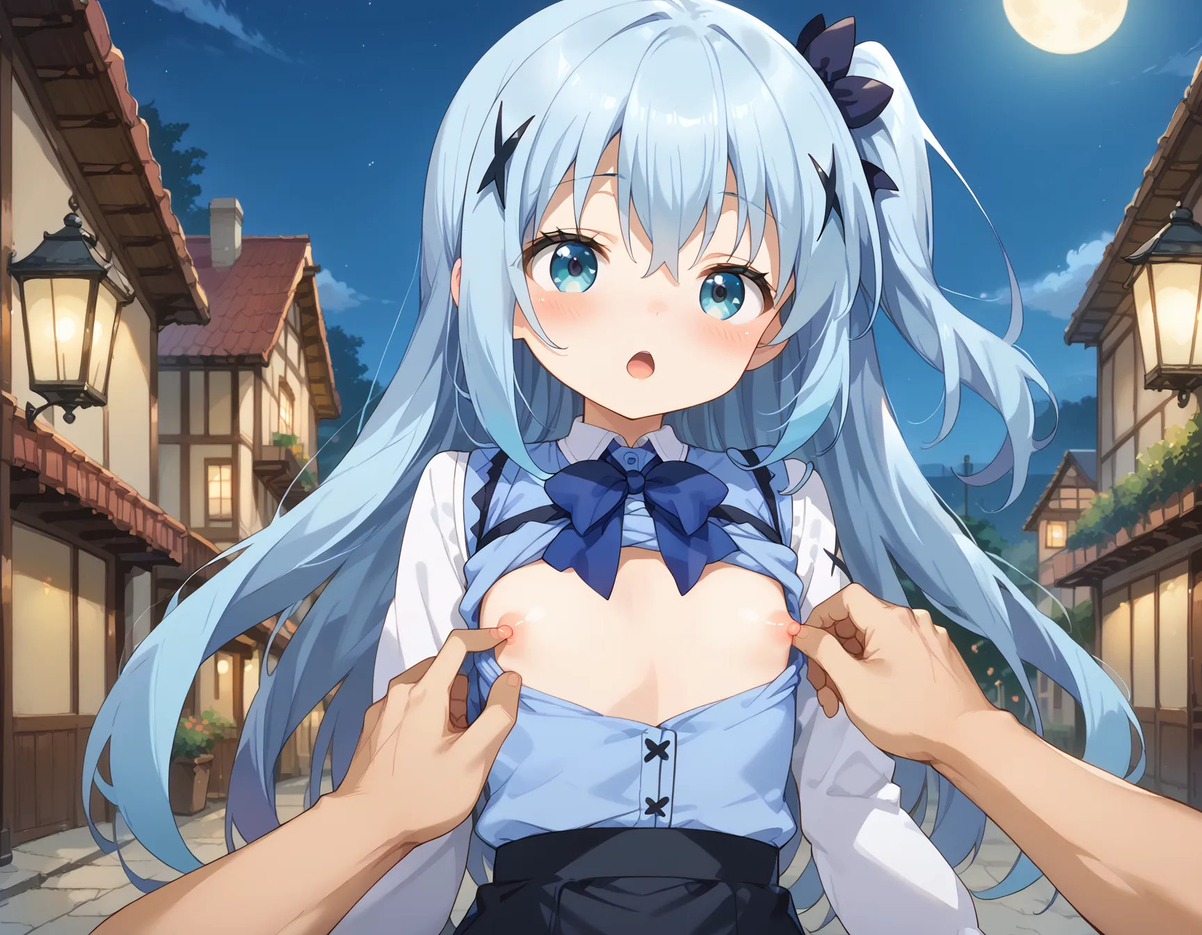 【「貧乳」AIエロ画像（イラスト・アニメ・二次元風）8390枚まとめ！(96ページ目)のエロ画像24枚目