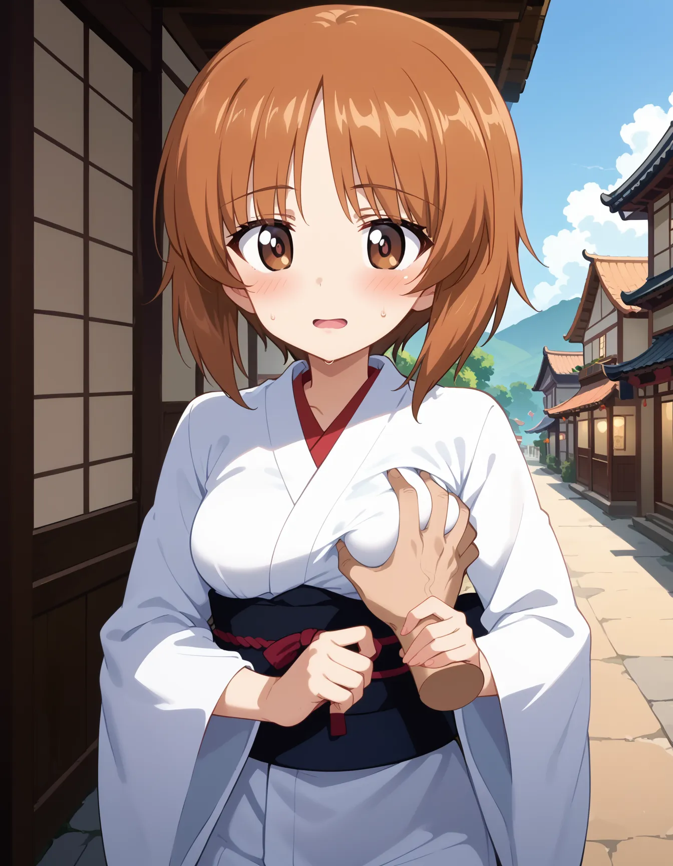 【「着物」AIエロ画像（イラスト・アニメ・二次元風）1472枚まとめ！(17ページ目)のエロ画像25枚目